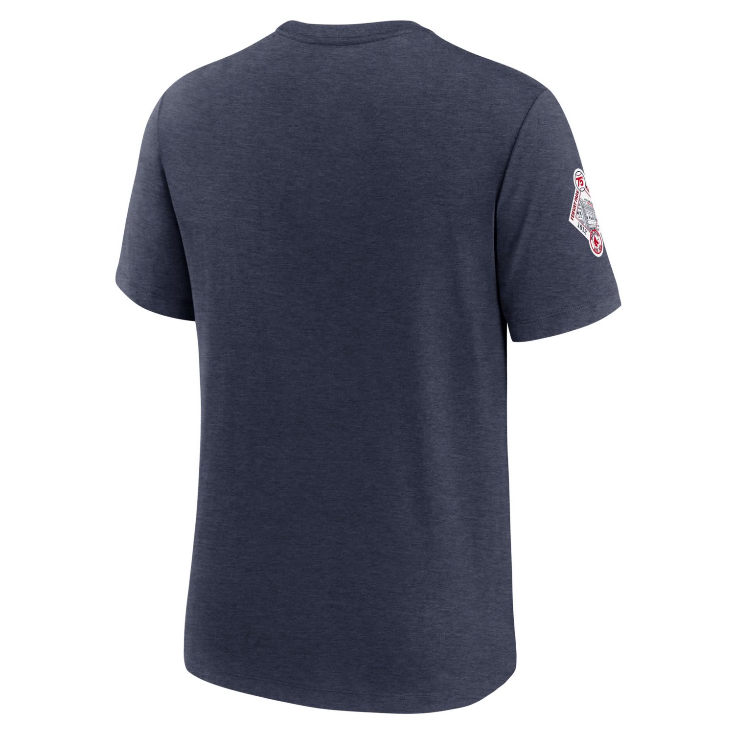 Nike Heather Boston Red Sox Cooperstown Collection Eras Tri-Blend T-Shirt - view number 3