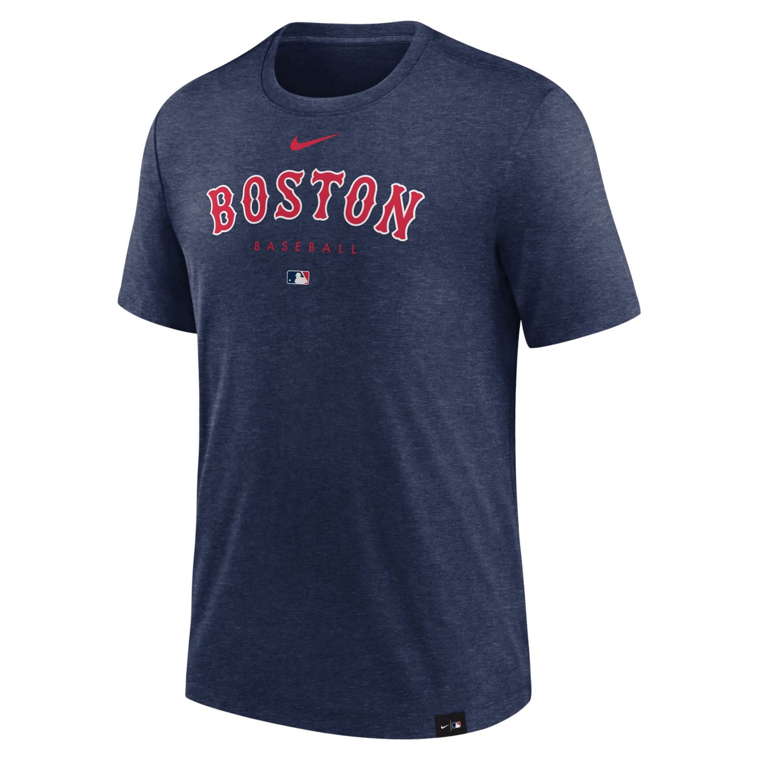 Nike Heather Boston Sox Authentic Collection Early Work Tri-Blend Performance T-Shirt - view number 2