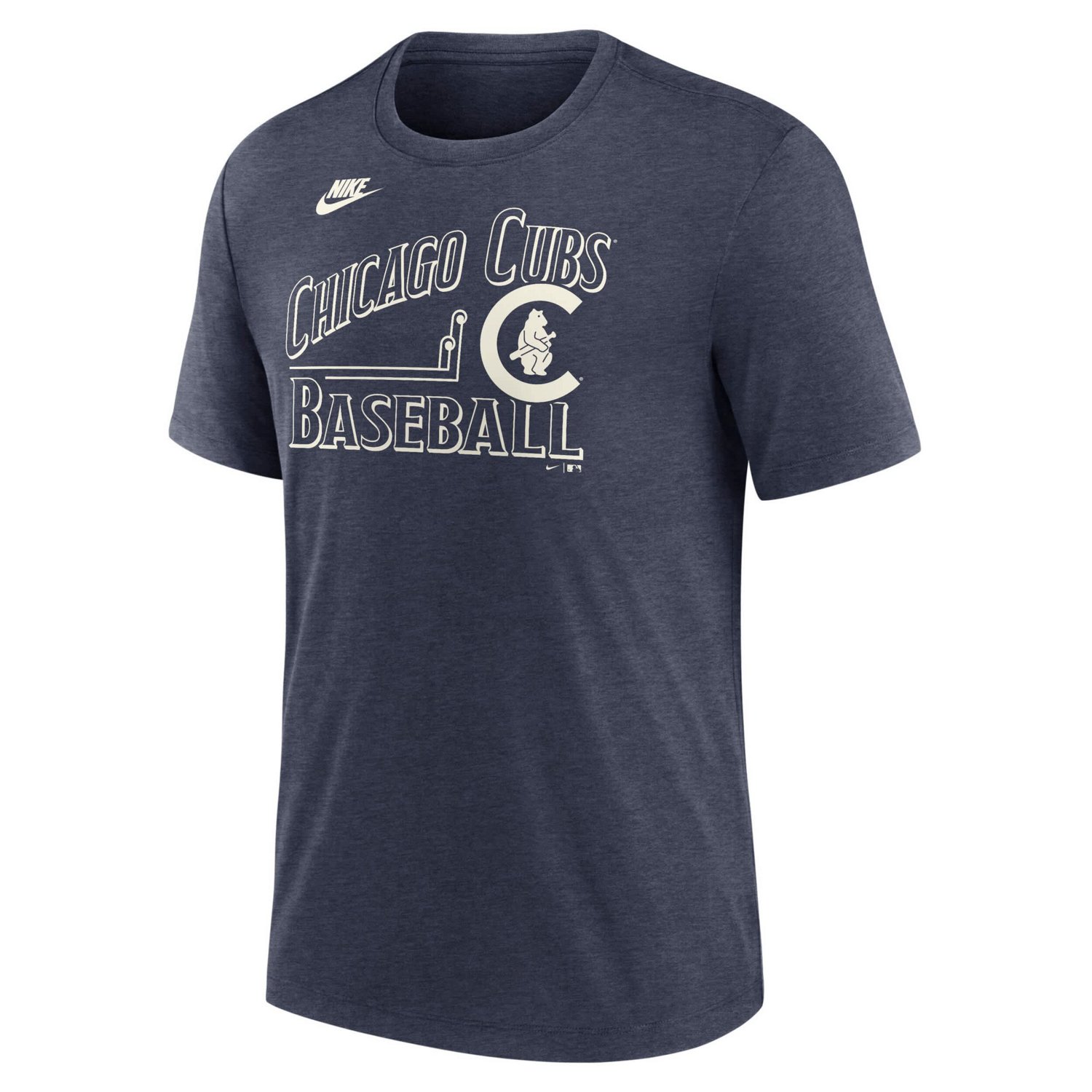 Nike Heather Chicago Cubs Local Hometown Tri-Blend T-Shirt - view number 2