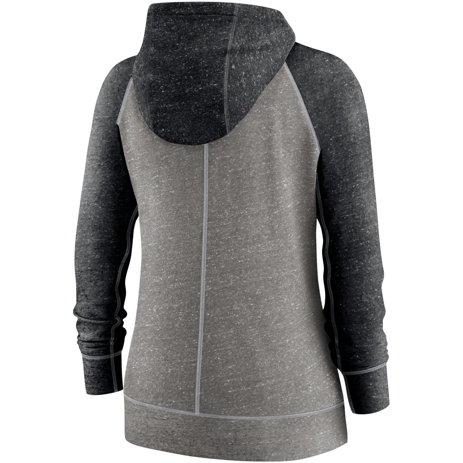 Nike Heather Chicago White Sox Split Wordmark Gym Vintage Raglan Lightweight Full-Zip Hoodie - view number 3