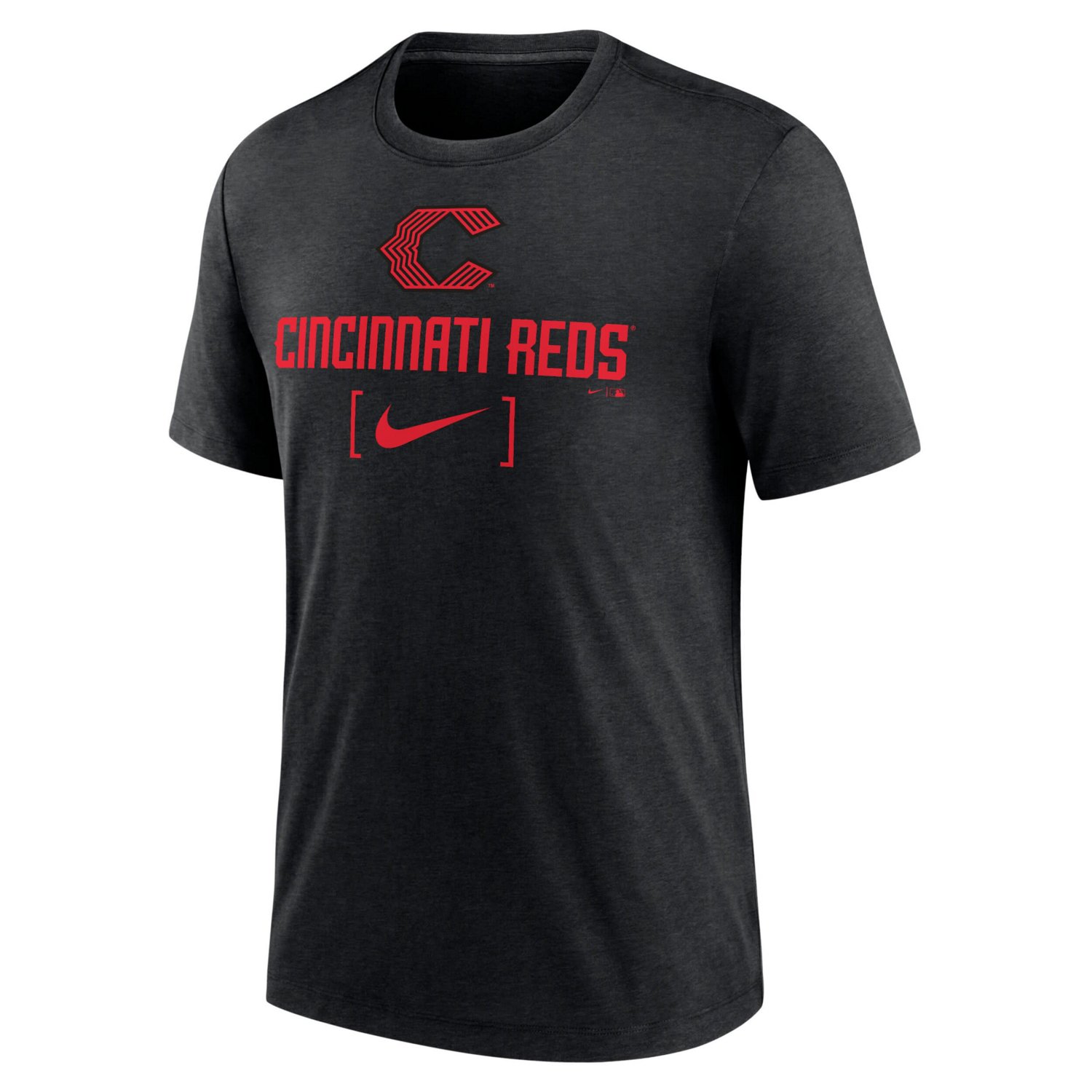 Nike Heather Cincinnati Reds City Connect Tri-Blend T-Shirt                                                                      - view number 2