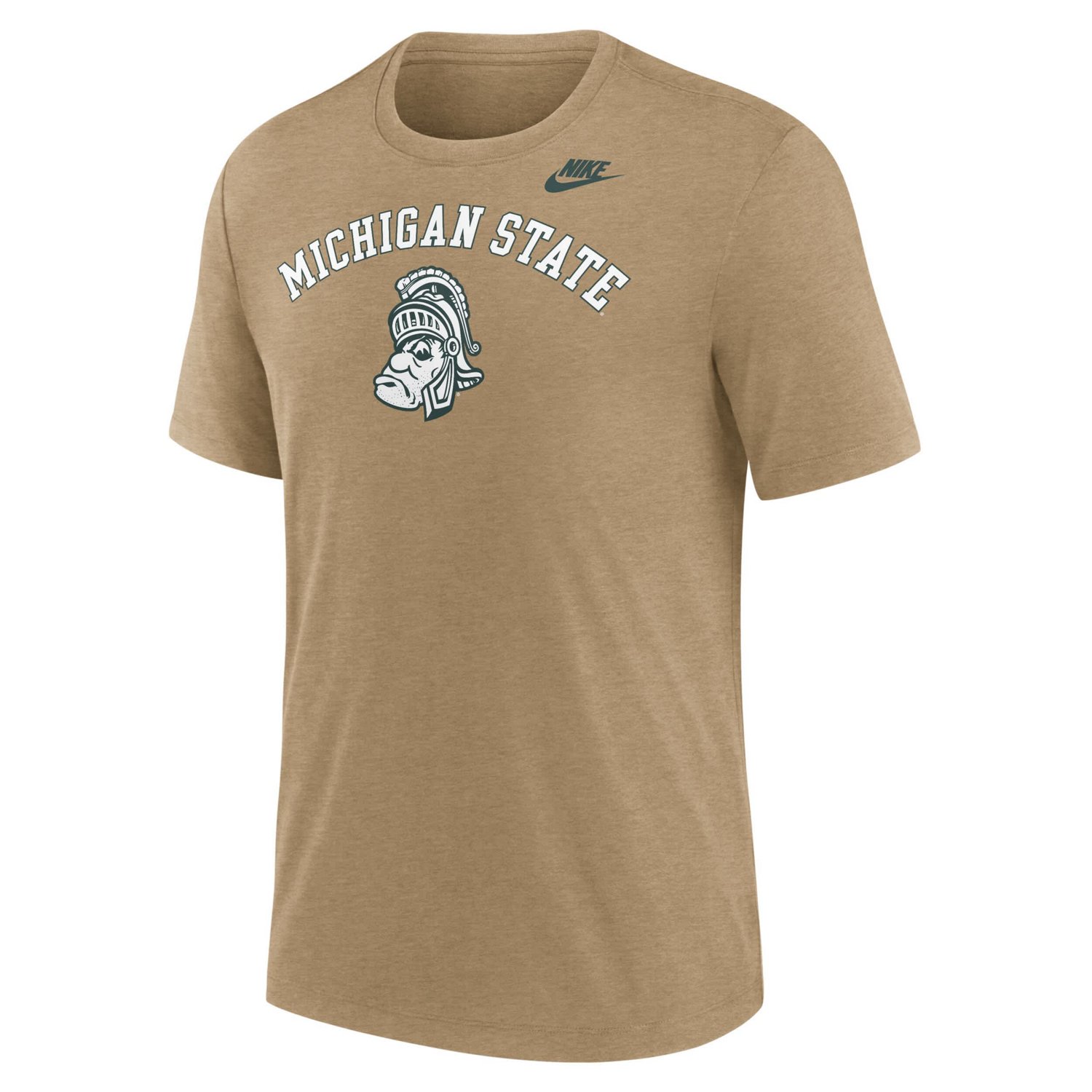 Nike Heather Light Michigan State Spartans Legacy Arch Tri-Blend T-Shirt - view number 2