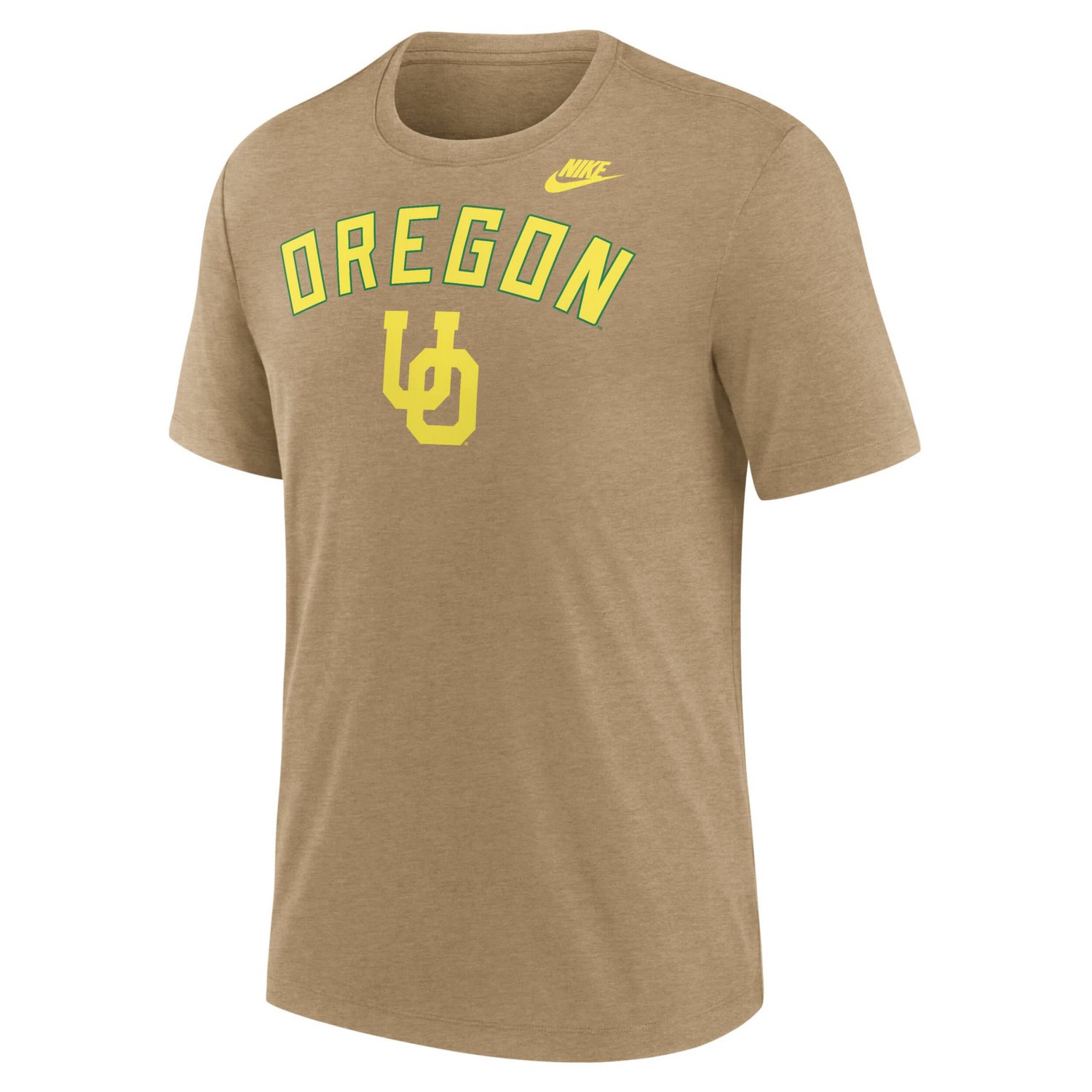 Nike Heather Light Oregon Ducks Legacy Arch Tri-Blend T-Shirt - view number 2