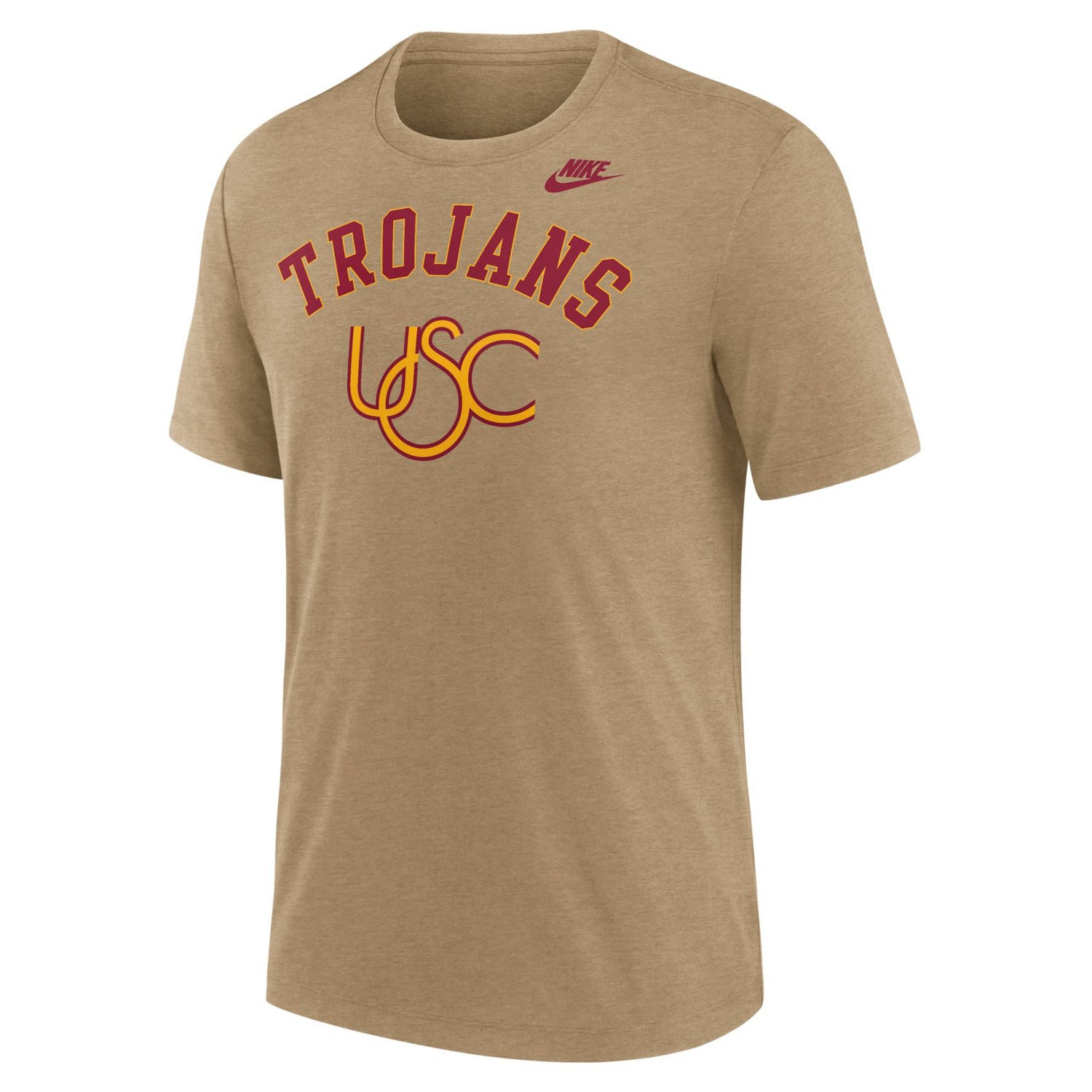Nike Heather Light USC Trojans Legacy Arch Tri-Blend T-Shirt - view number 2