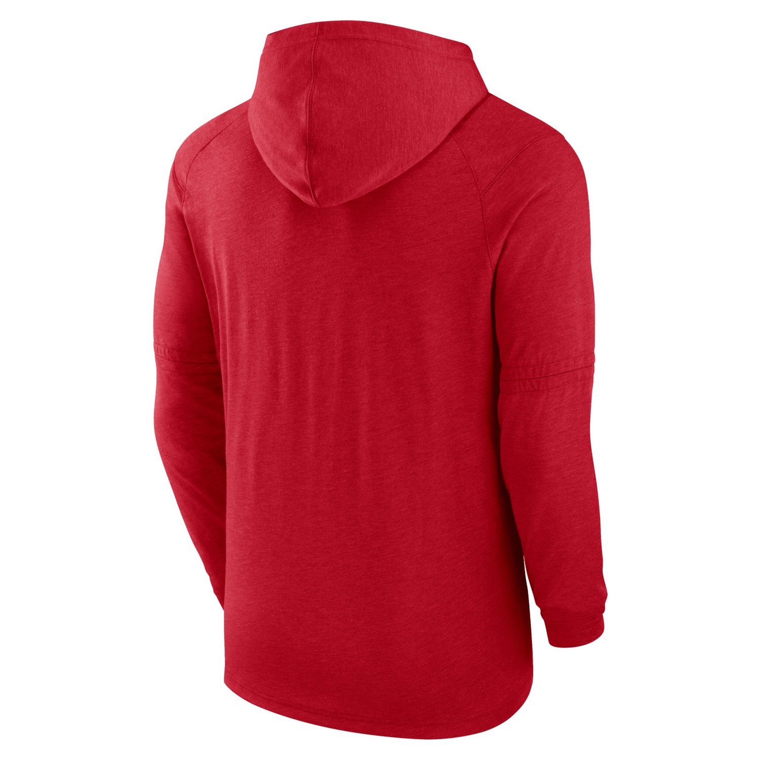Nike Heather Los Angeles Angels Authentic Collection Tri-Blend Performance Pullover Hoodie - view number 3