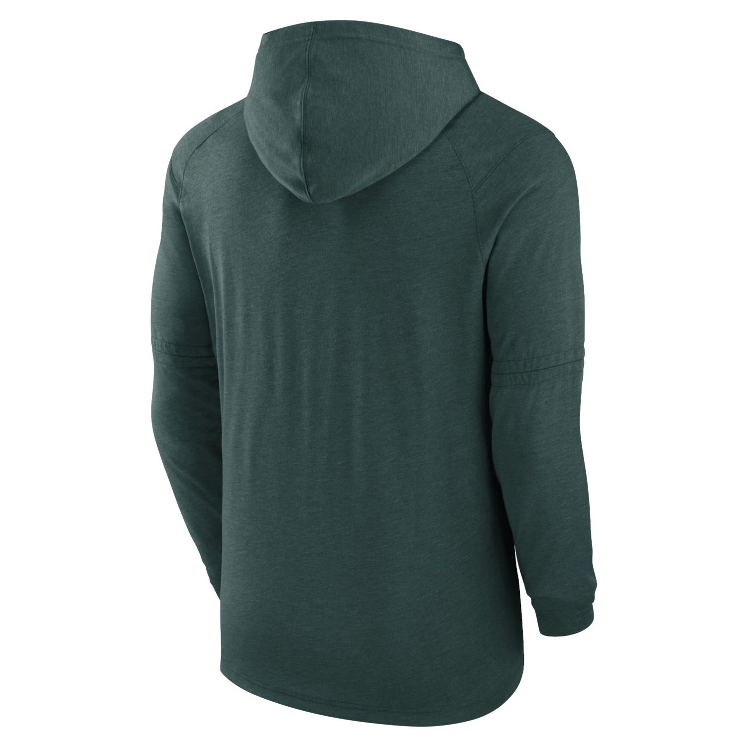 Nike Heather Oakland Athletics Authentic Collection Early Work Tri-Blend Performance Pullover Hoodie - view number 3