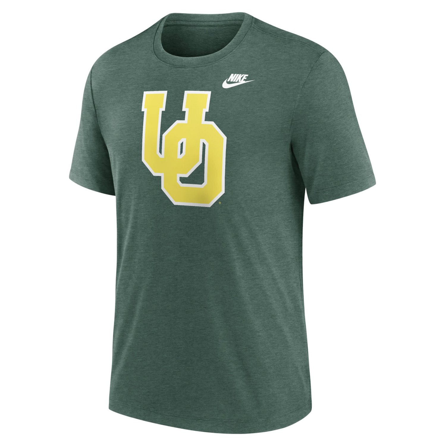 Nike Heather Oregon Ducks Blitz Legacy Primary Tri-Blend T-Shirt