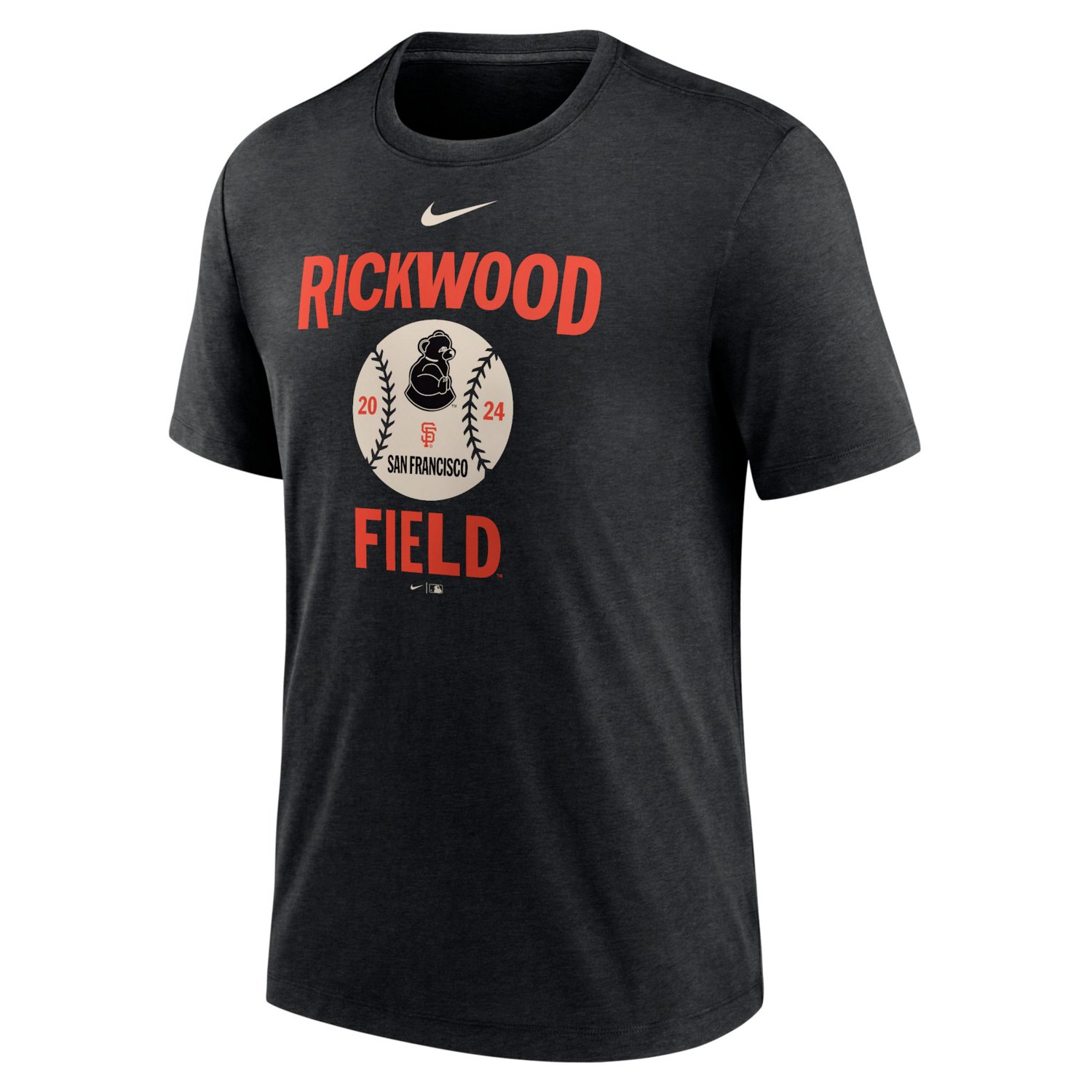 Nike Heather San Francisco Giants 2024 Rickwood Classic Tri-Blend T-Shirt - view number 2
