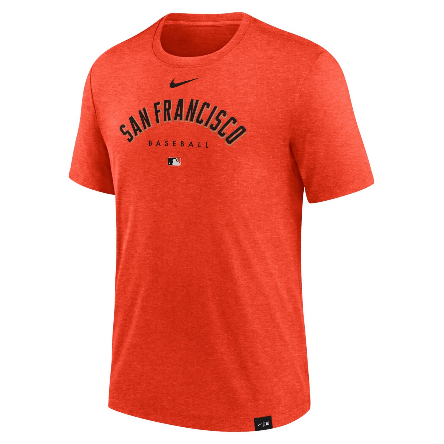 Nike Heather San Francisco Giants Authentic Collection Early Work Tri-Blend Performance T-Shirt - view number 2