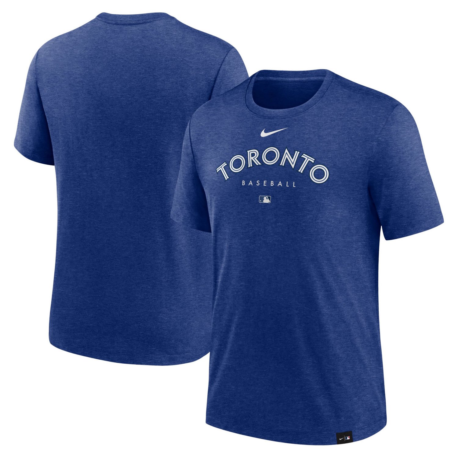 Nike Heather Toronto Blue Jays Authentic Collection Early Work Tri-Blend Performance T-Shirt