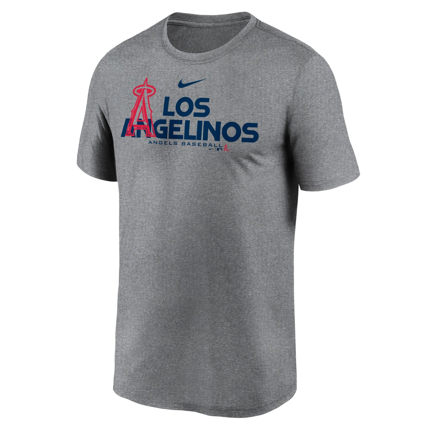 Nike Heathered Charcoal Los Angeles Angels Local Rep Legend Performance T-Shirt - view number 2