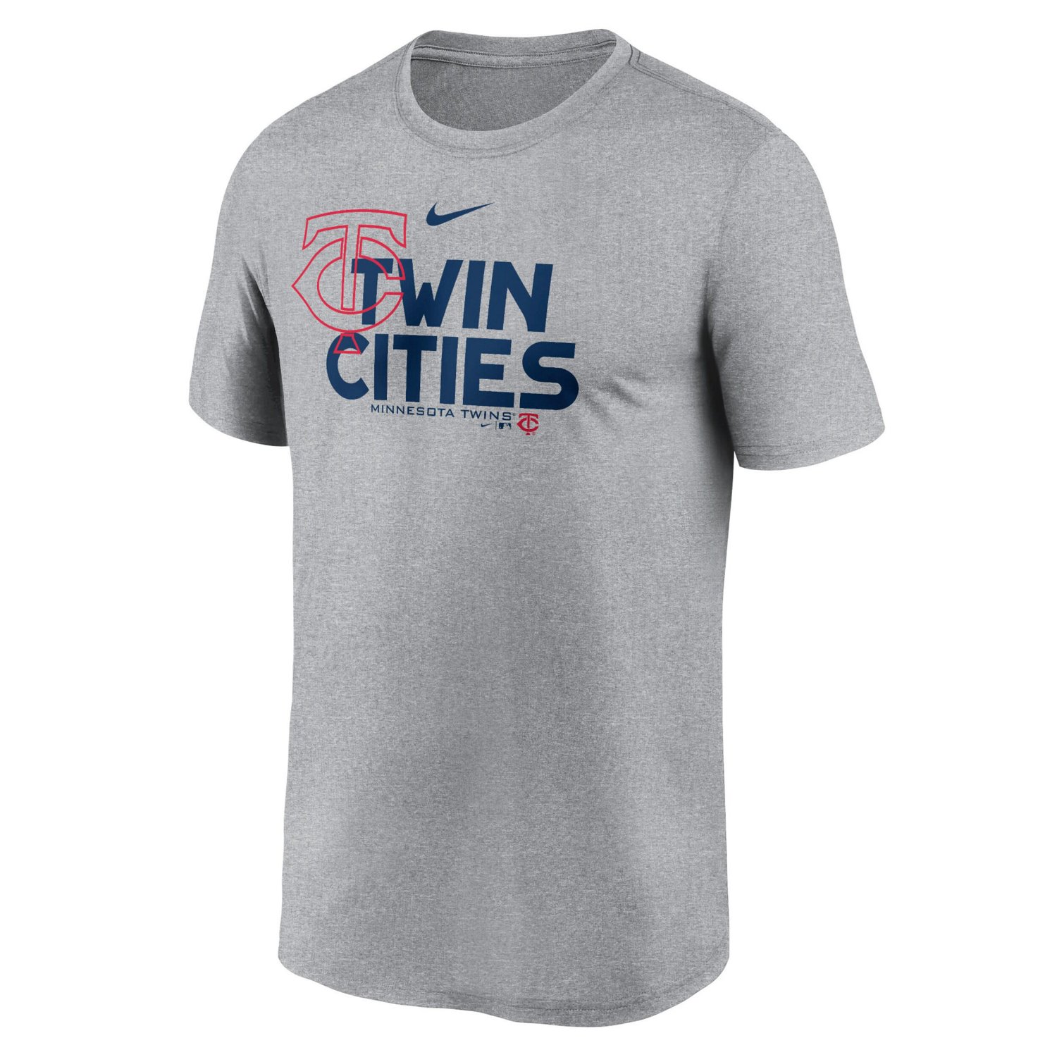 Nike Heathered Charcoal Minnesota Twins Local Rep Legend Performance T-Shirt - view number 2
