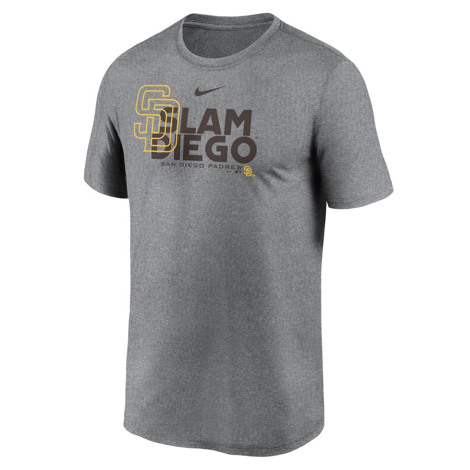 Nike Heathered Charcoal San Diego Padres Local Rep Legend Performance T-Shirt - view number 2