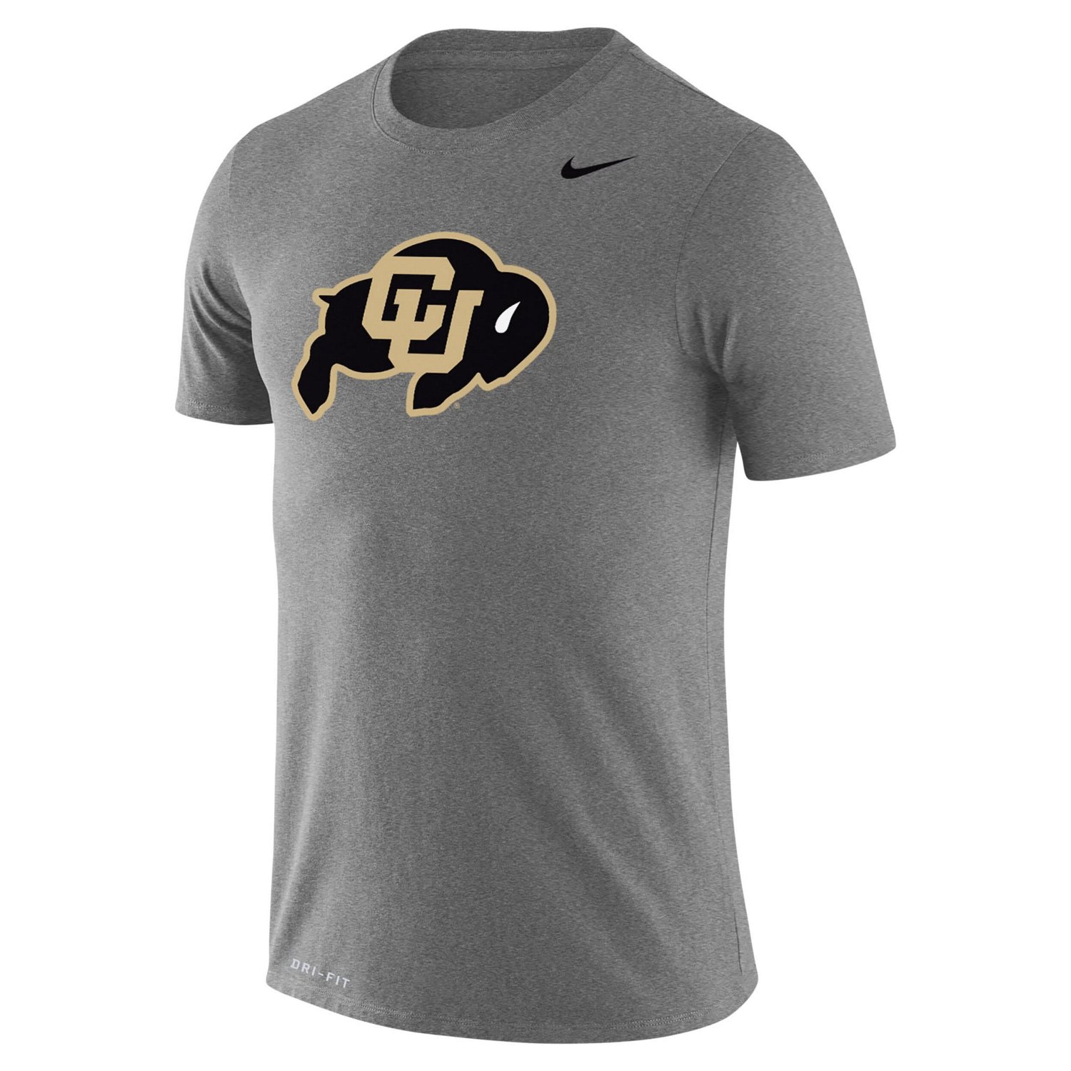 Nike Heathered Gray Colorado Buffaloes School Logo Legend Performance T-Shirt - view number 2