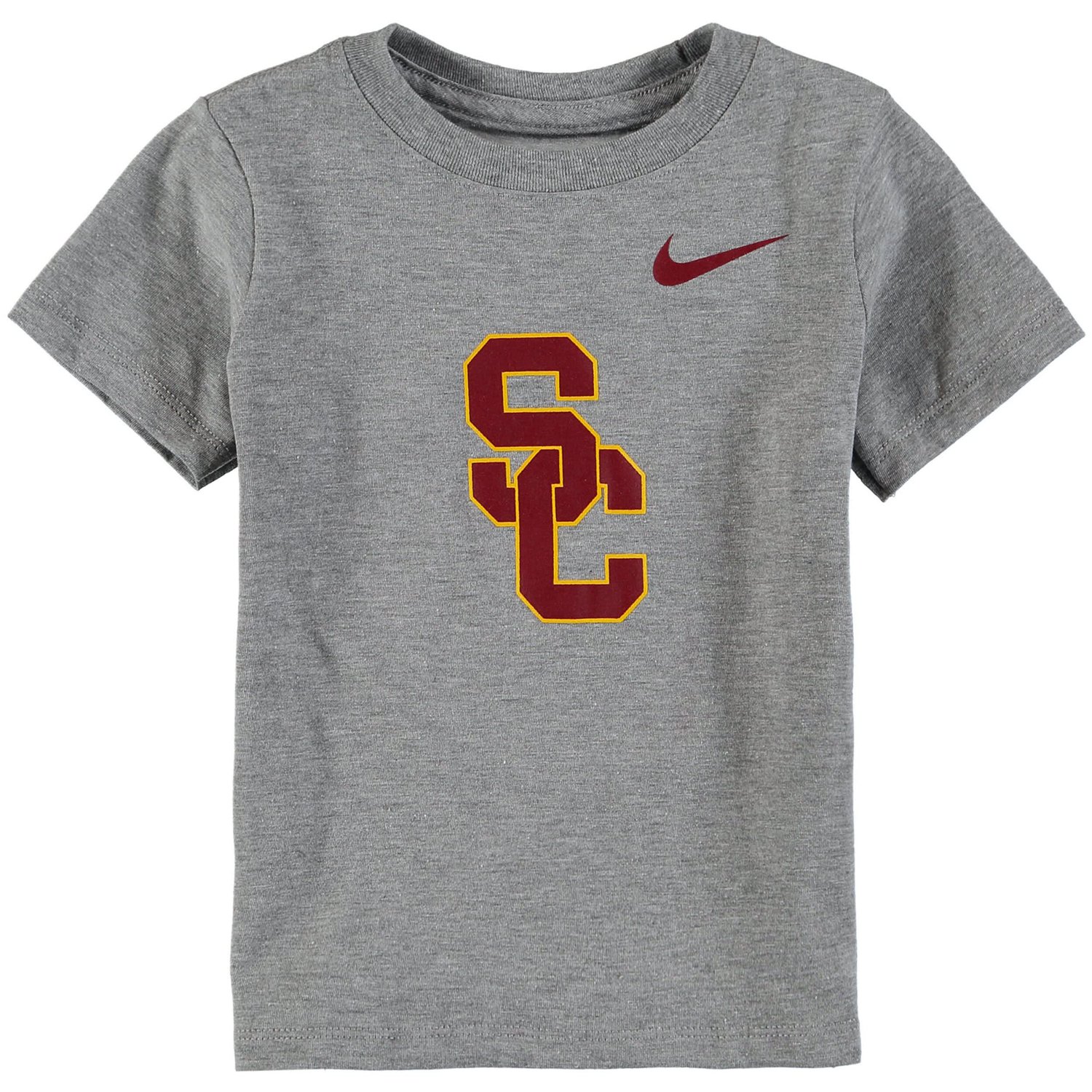 Nike Heathered Gray USC Trojans Logo T-Shirt                                                                                     - view number 1