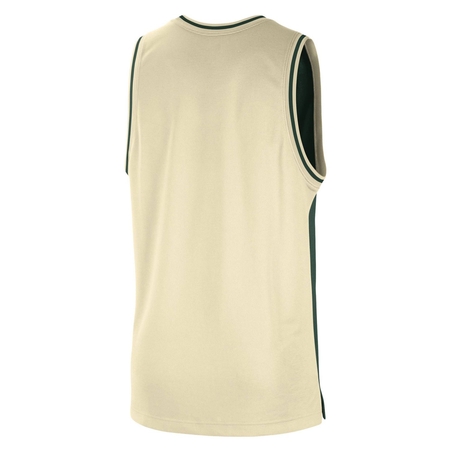 Nike Hunter /Cream Milwaukee Bucks Courtside Versus Force Split DNA Performance Mesh Tank Top                                    - view number 3