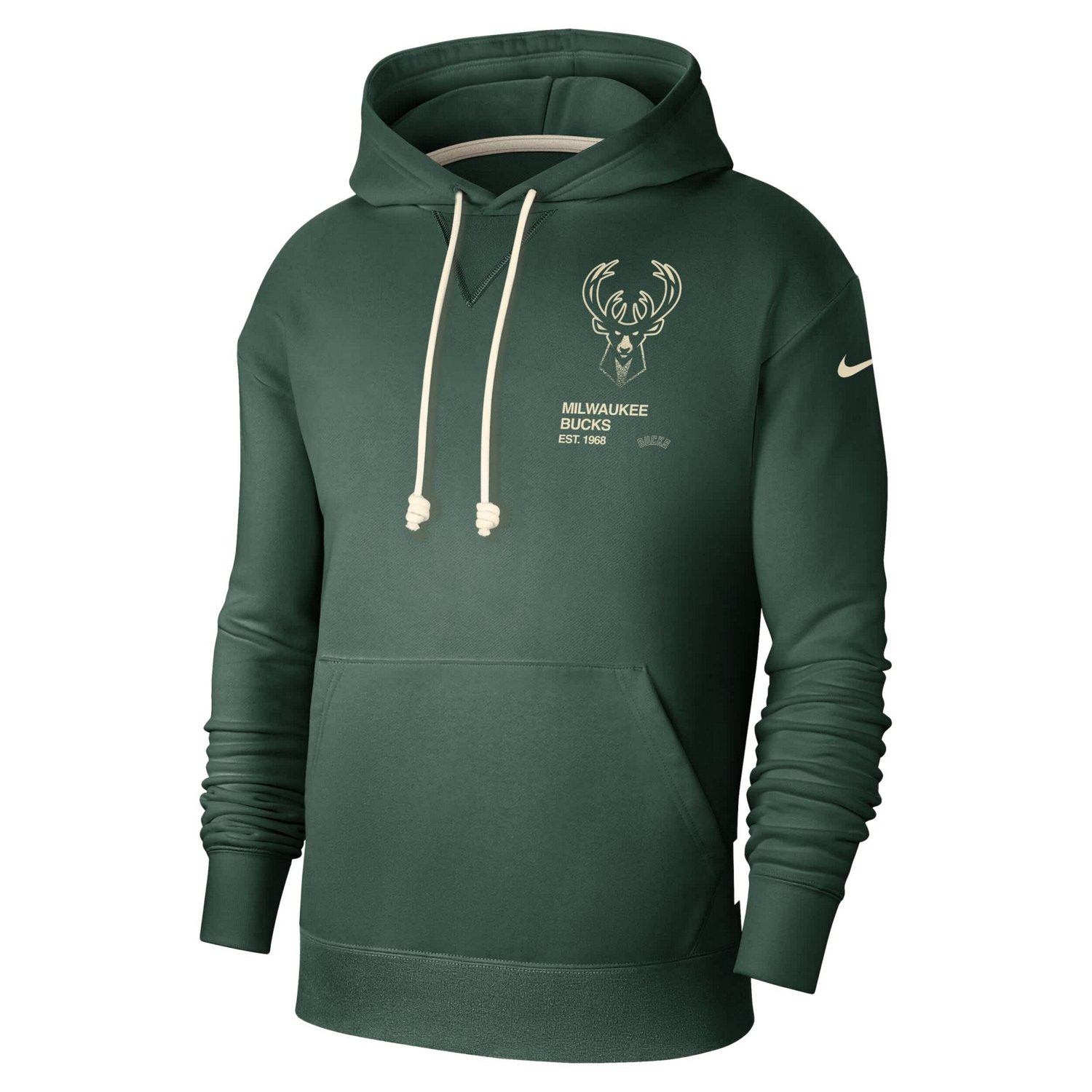 Nike Hunter Milwaukee Bucks Courtside Standard Issue Premium Performance Pullover Hoodie - view number 2