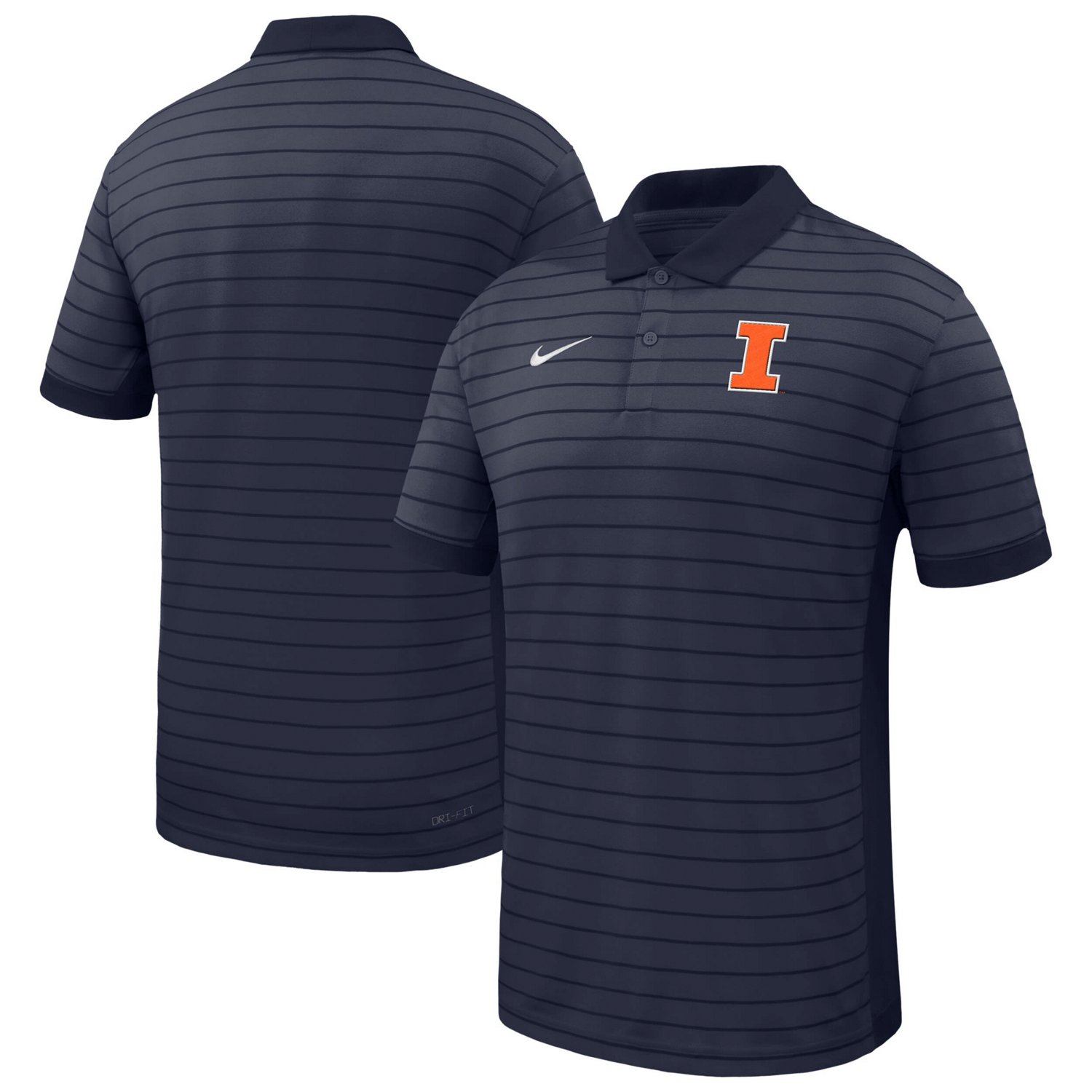 Nike Illinois Fighting Illini 2025 Early Season Coaches Sideline Victory Stripe Performance Polo
