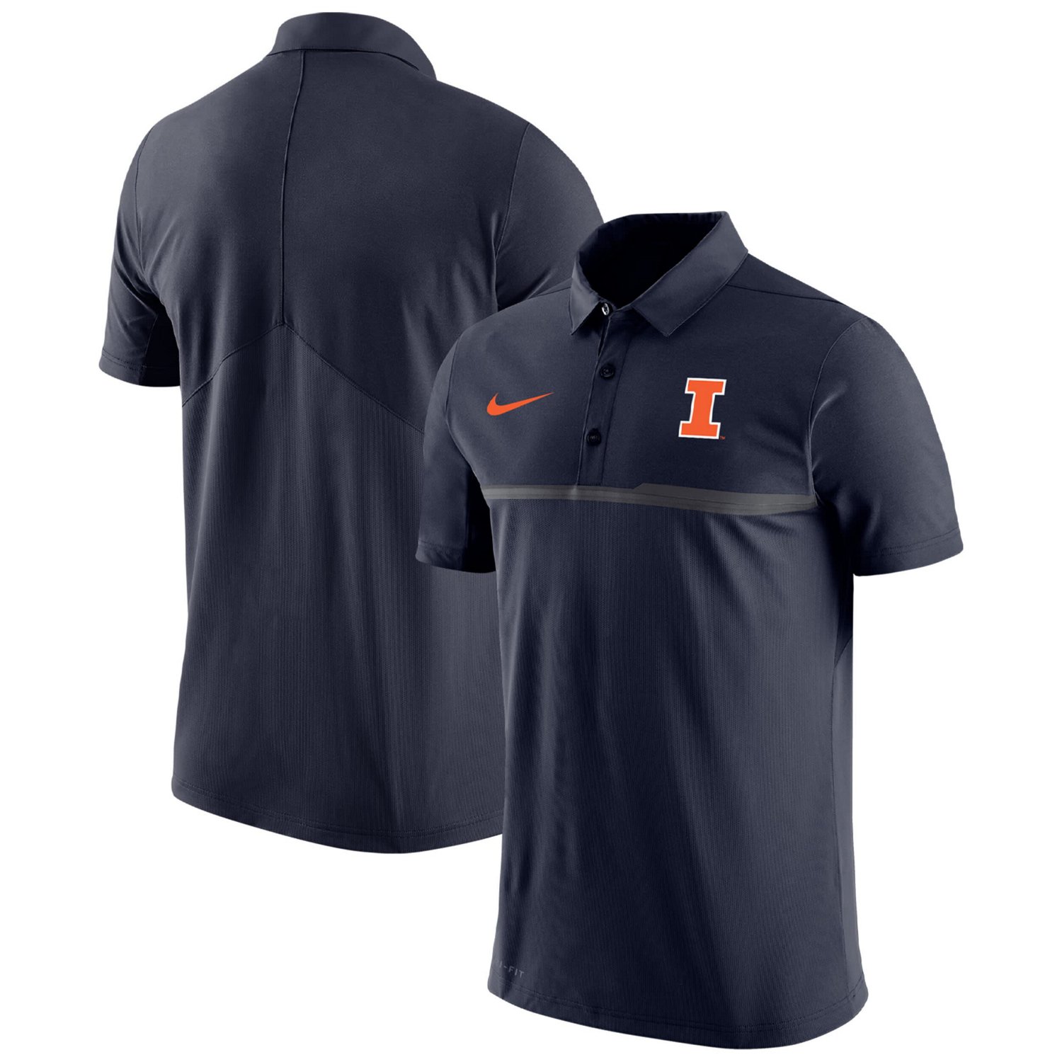 Nike Illinois Fighting Illini Coaches Performance Polo