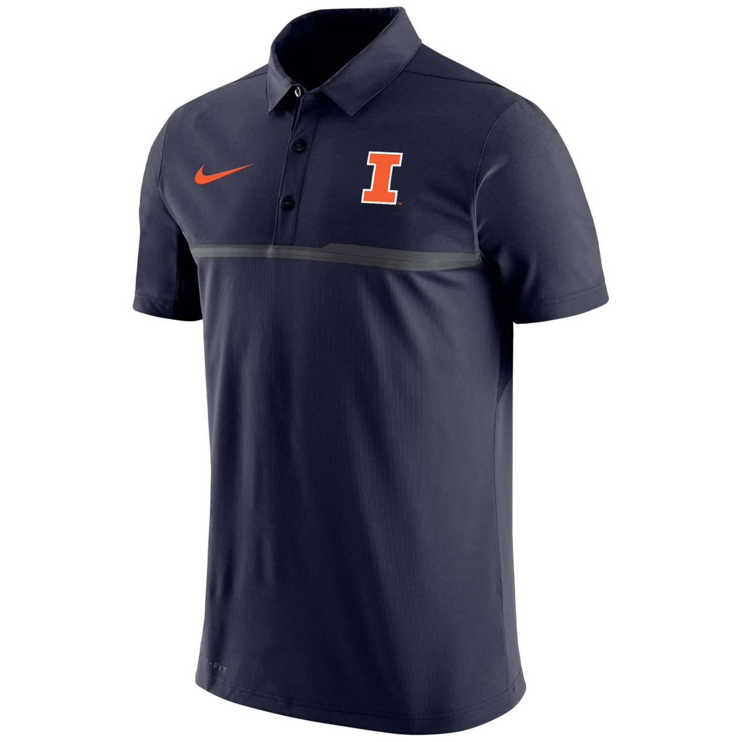 Nike Illinois Fighting Illini Coaches Performance Polo - view number 2