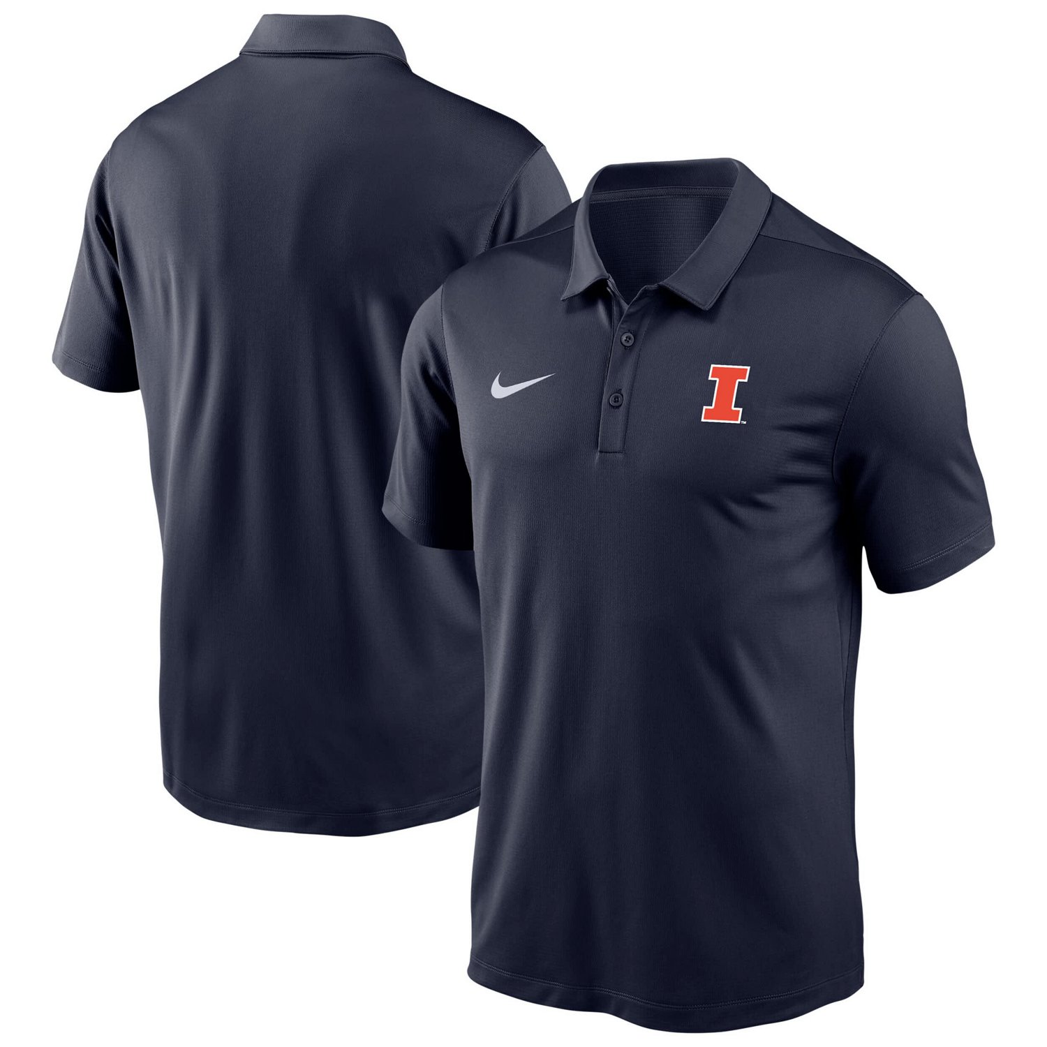 Nike Illinois Fighting Illini Victory Solid Performance Polo