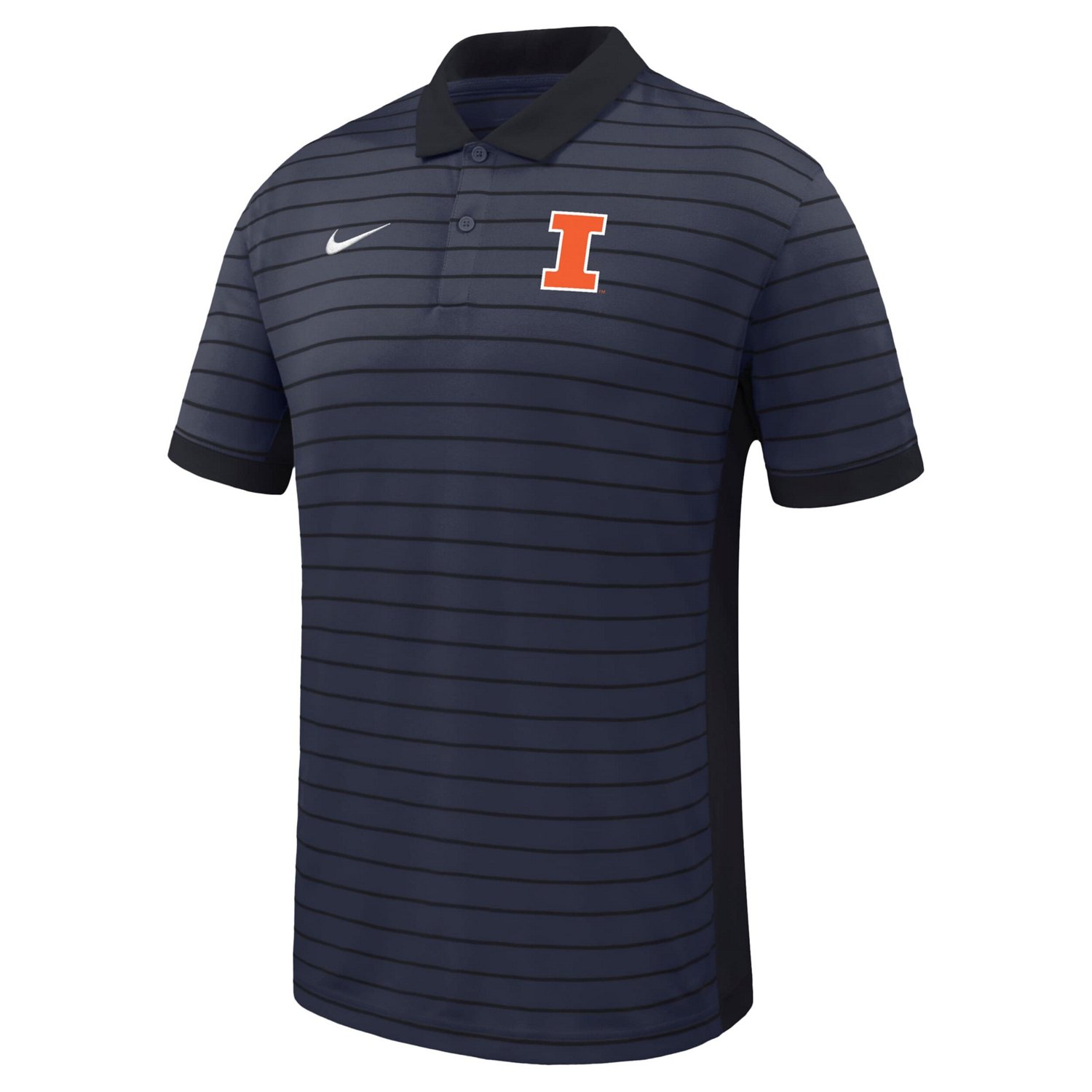 Nike Illinois Fighting Illini Victory Stripe Dri-FIT Polo