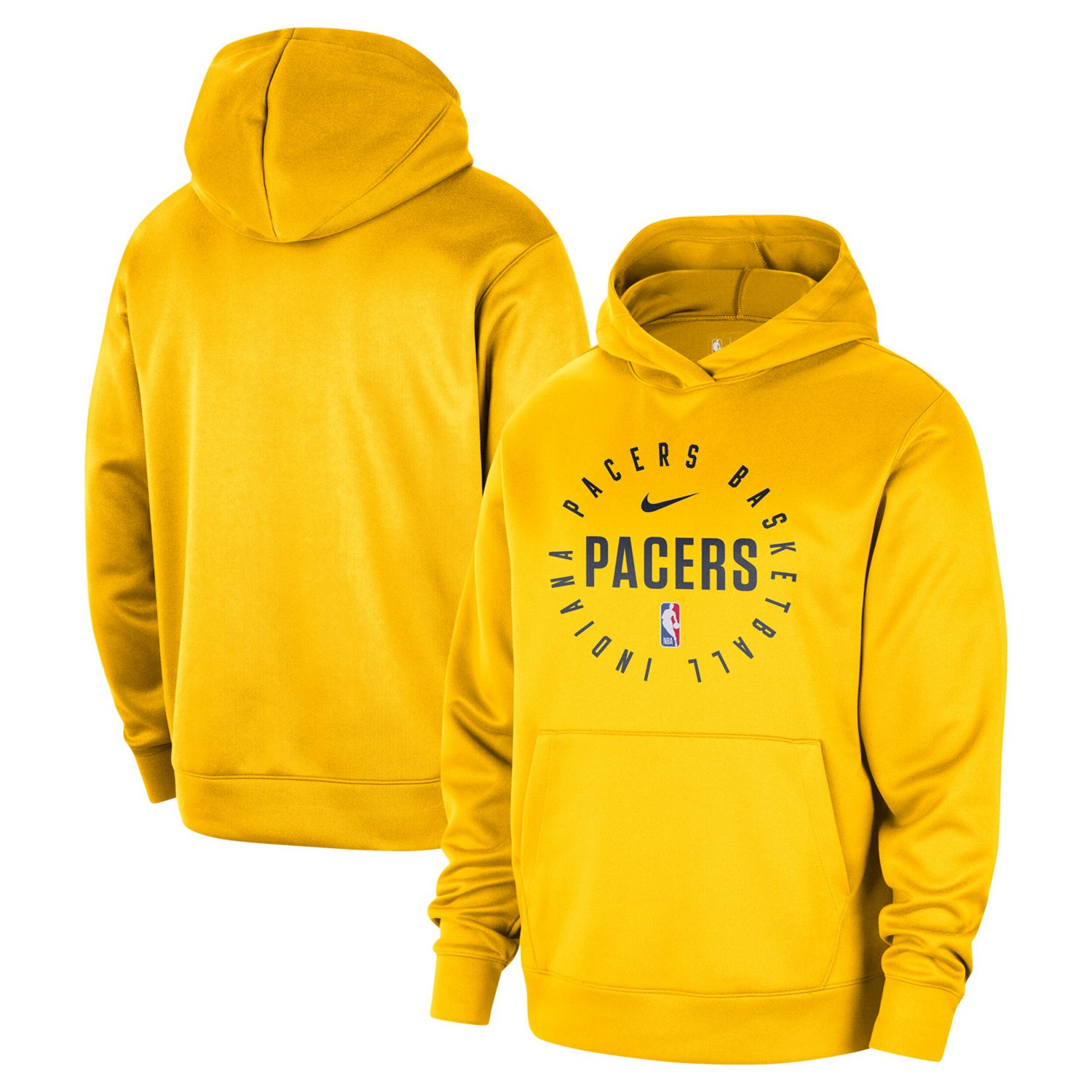 Nike Indiana Pacers 2024 25 Spotlight On-Court Practice Performance Pullover Hoodie