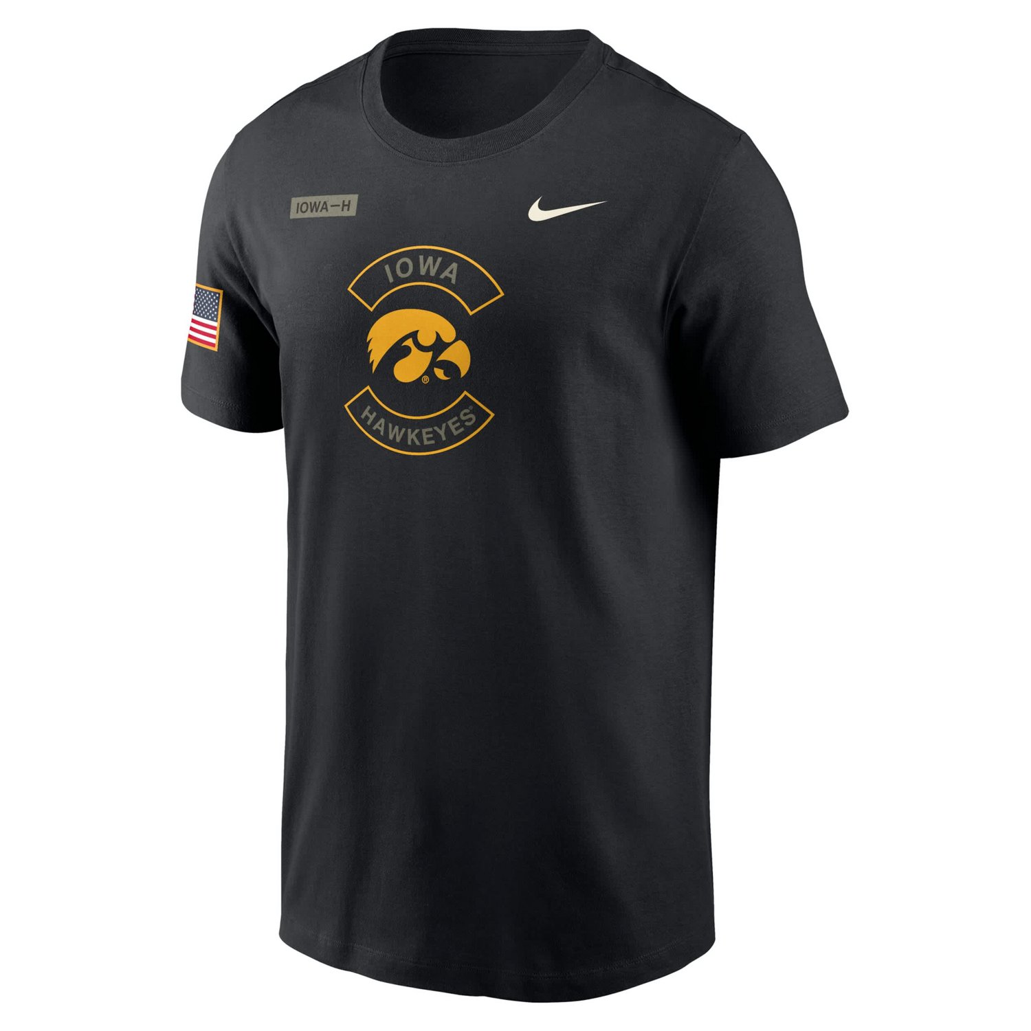 Nike Iowa Hawkeyes 2025 Military Appreciation Performance T-Shirt - view number 2