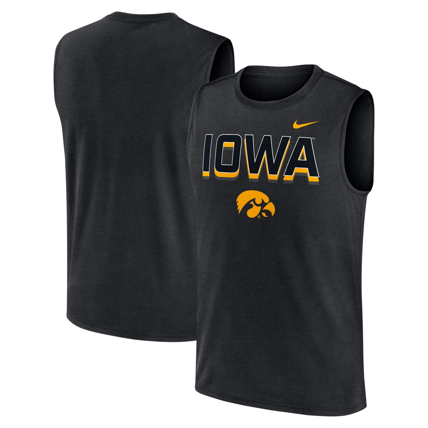 Nike Iowa Hawkeyes Primetime Tricode Legend Performance Tank Top