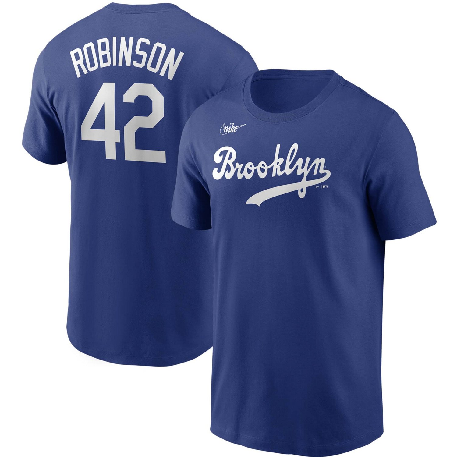 Nike Jackie Robinson Brooklyn Dodgers Cooperstown Collection Name  Number T-Shirt