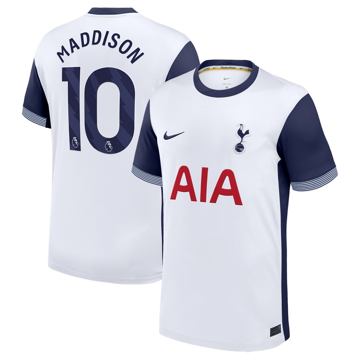 Nike James Maddison Tottenham Hotspur 2024/25 Home Replica Player Jersey                                                         - view number 1