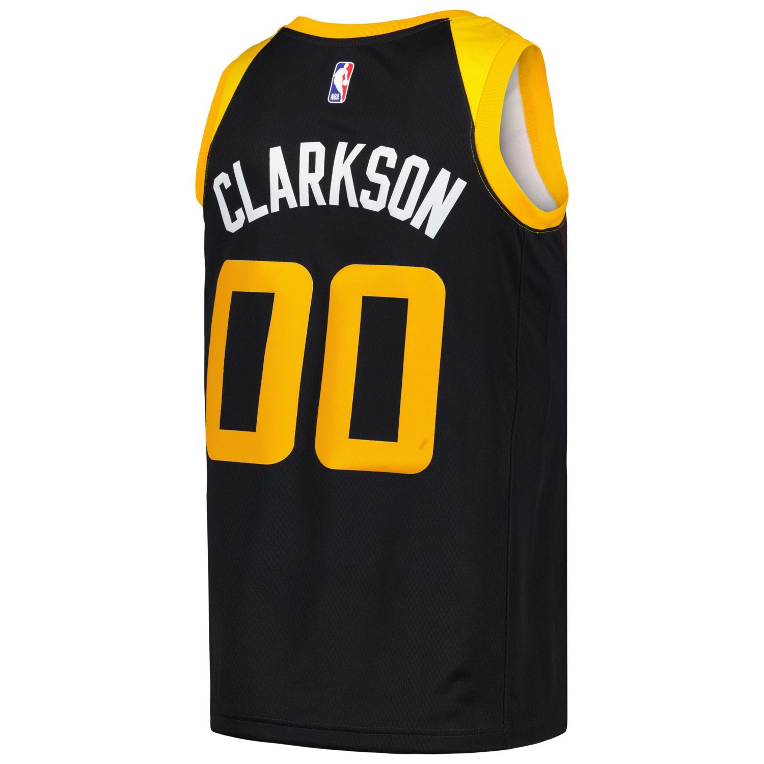 Men s Nike Jordan Clarkson Black Utah Jazz Swingman Player Jersey City Edition Size Small