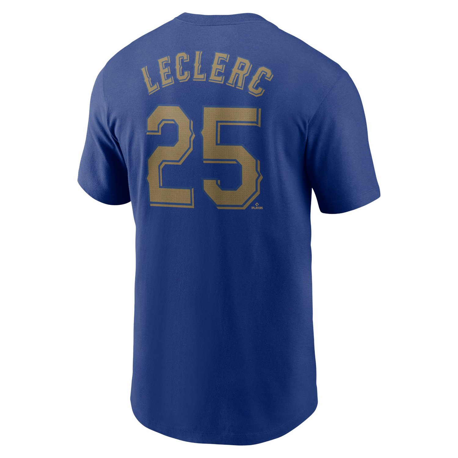 Nike Jose Leclerc Texas Rangers 2024 Gold Collection Name  Number T-Shirt                                                        - view number 3