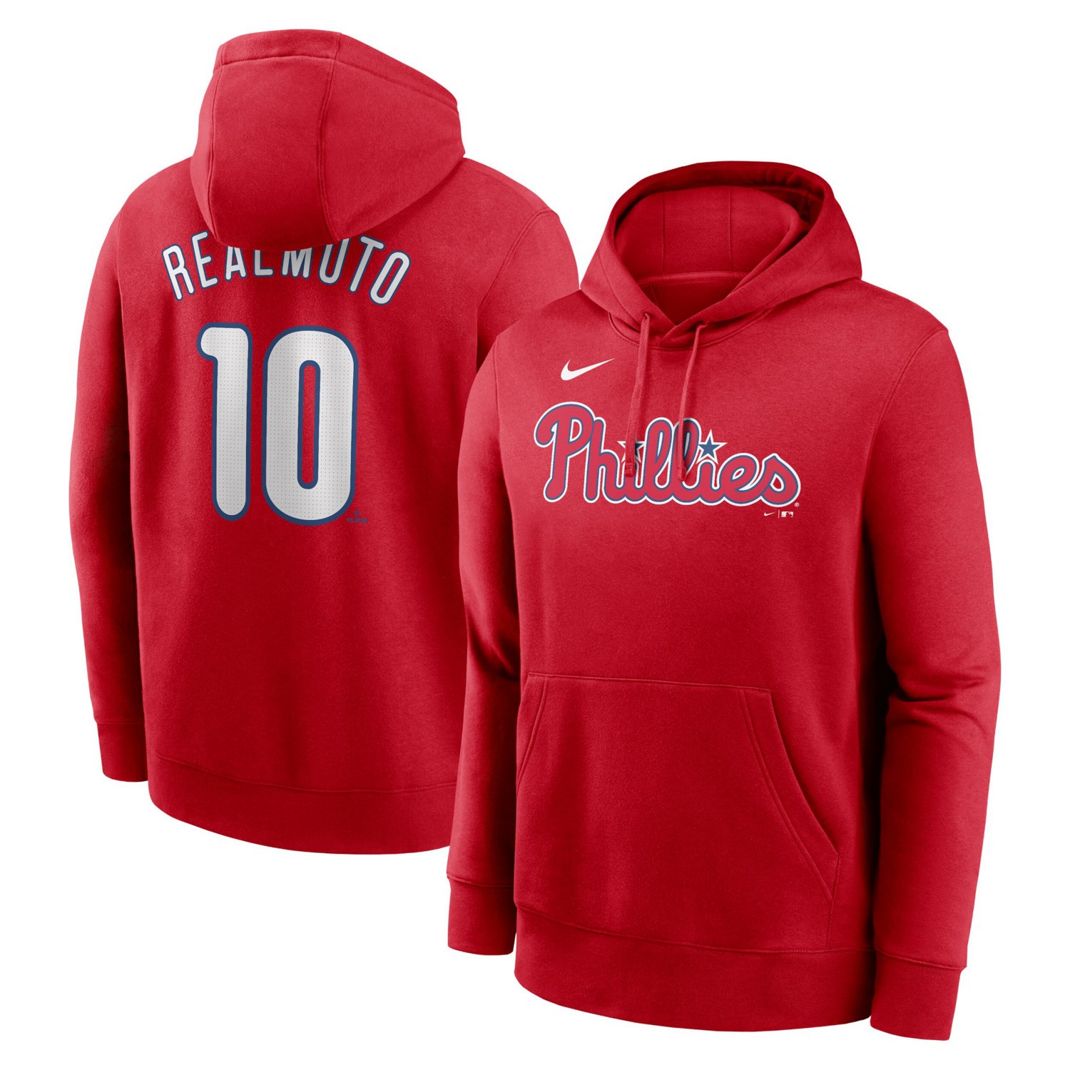 Nike JT Realmuto Philadelphia Phillies Player Name  Number Club Pullover Hoodie