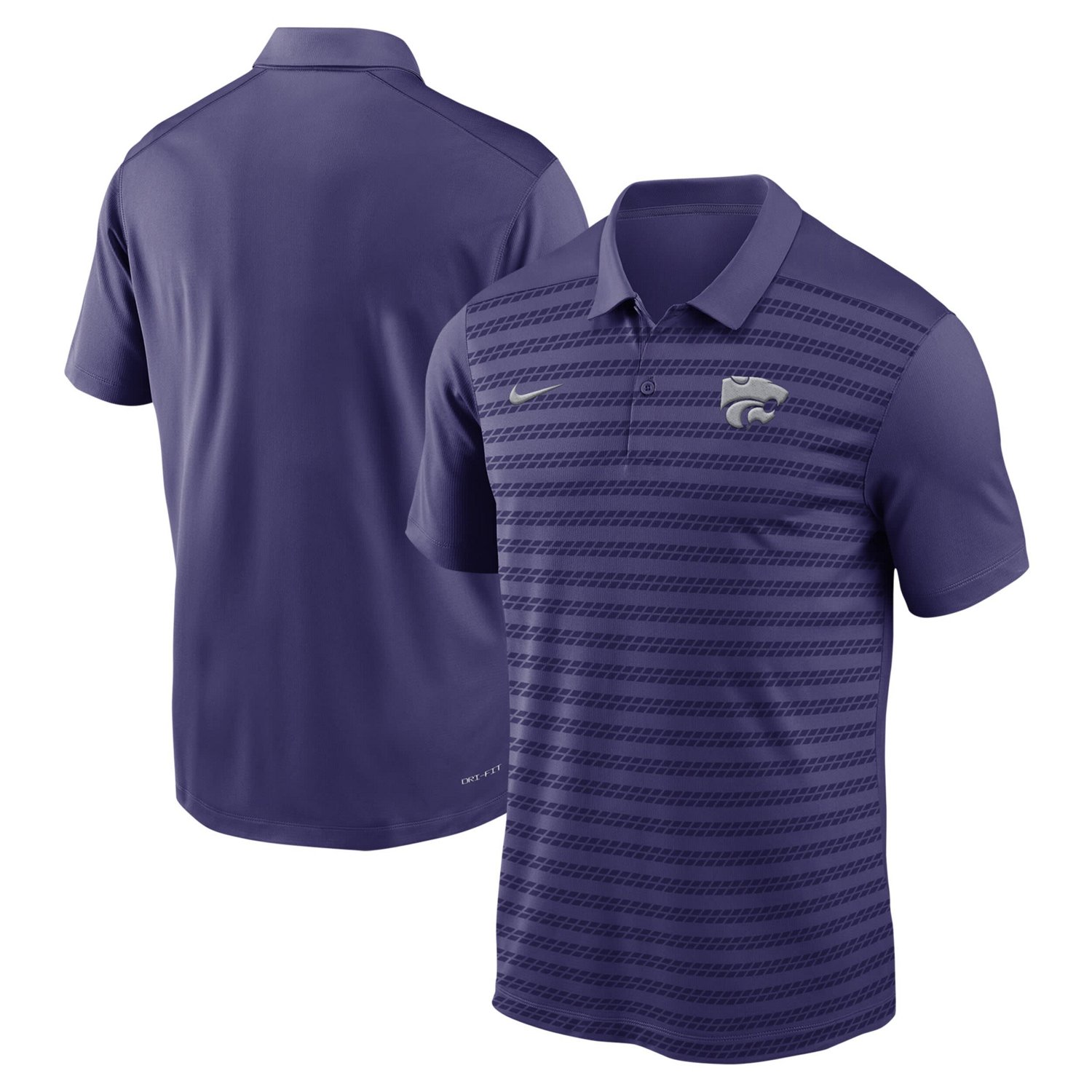Nike Kansas State Wildcats 2024 Sideline Victory Coaches Performance Polo                                                        - view number 1