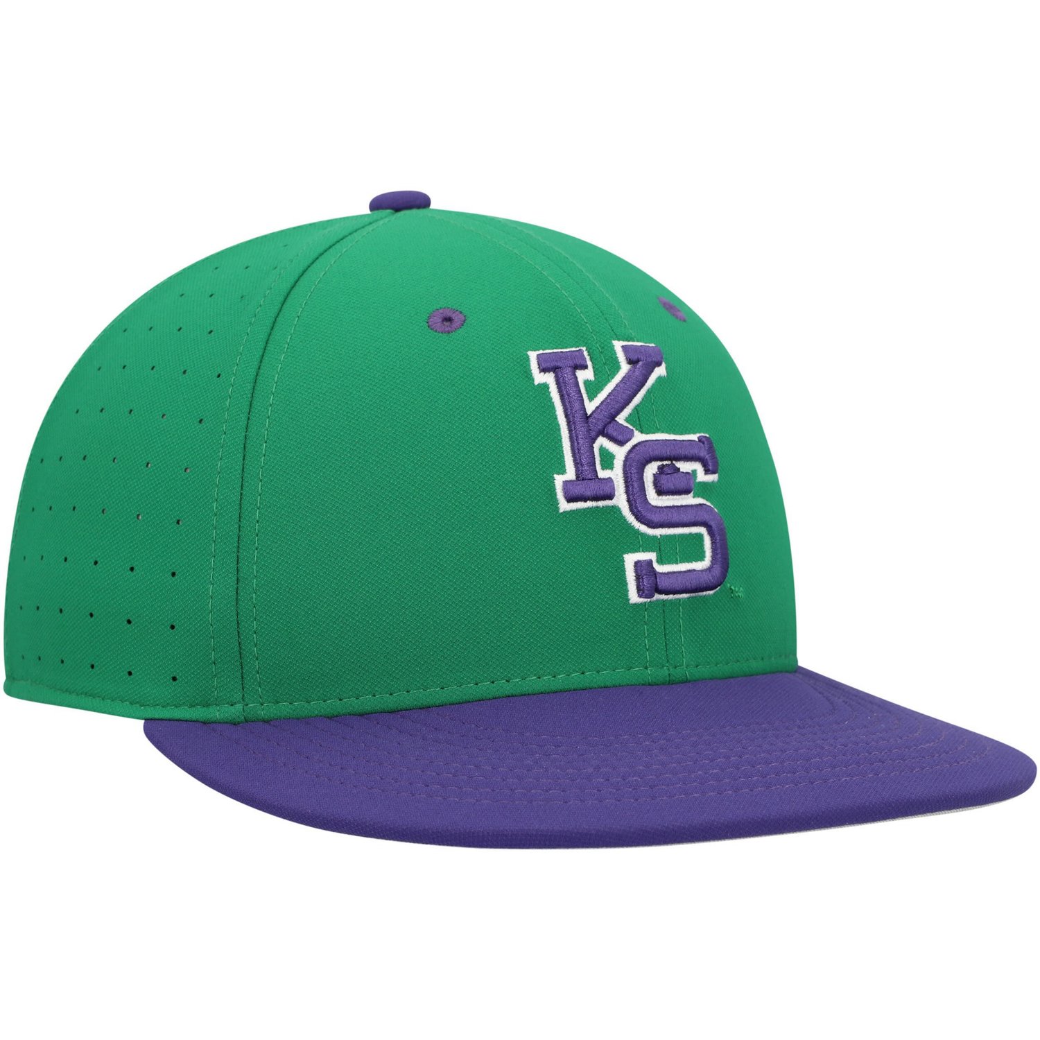 Nike Kansas State Wildcats Aero True Baseball Performance Fitted Hat - view number 3