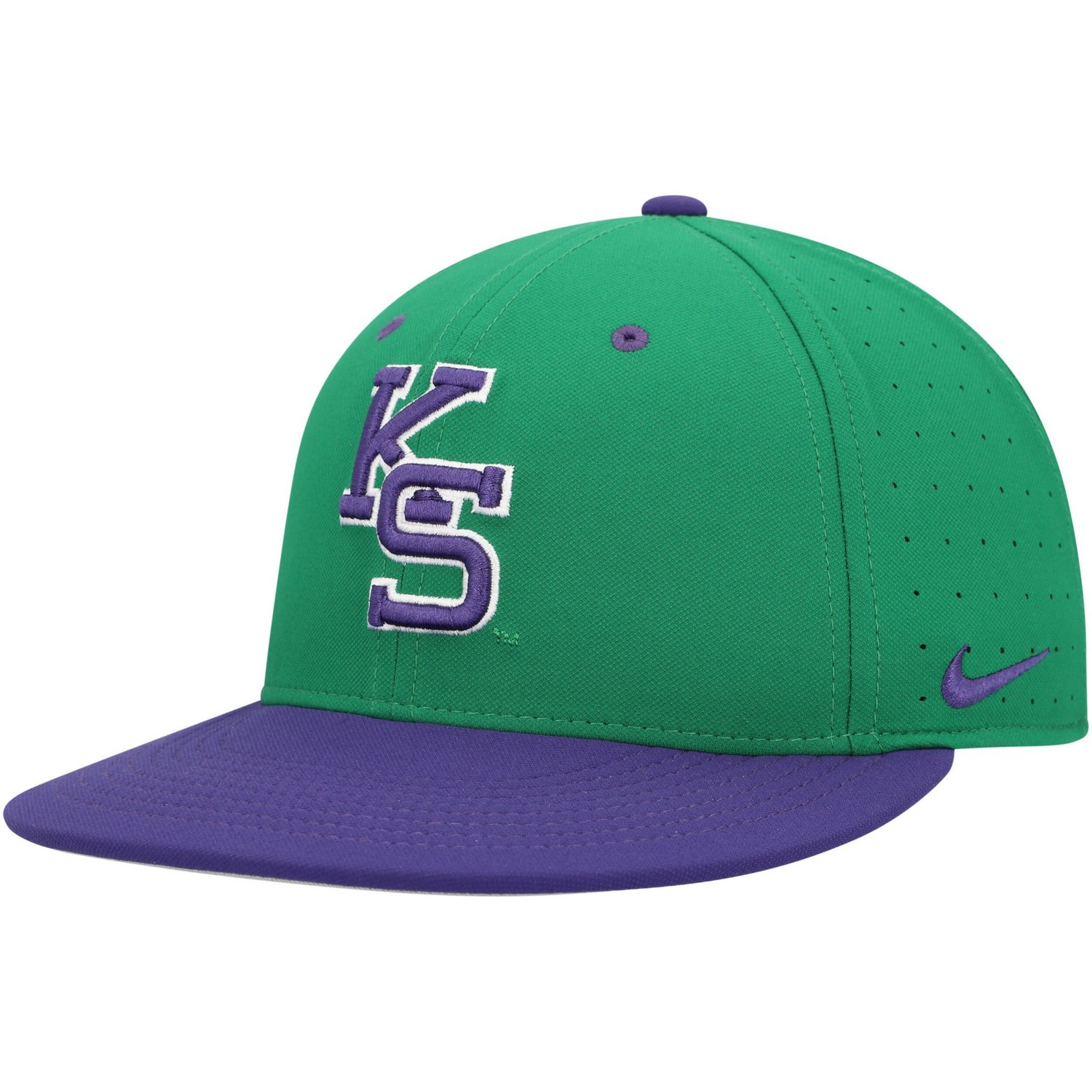 Nike Kansas State Wildcats Aero True Baseball Performance Fitted Hat
