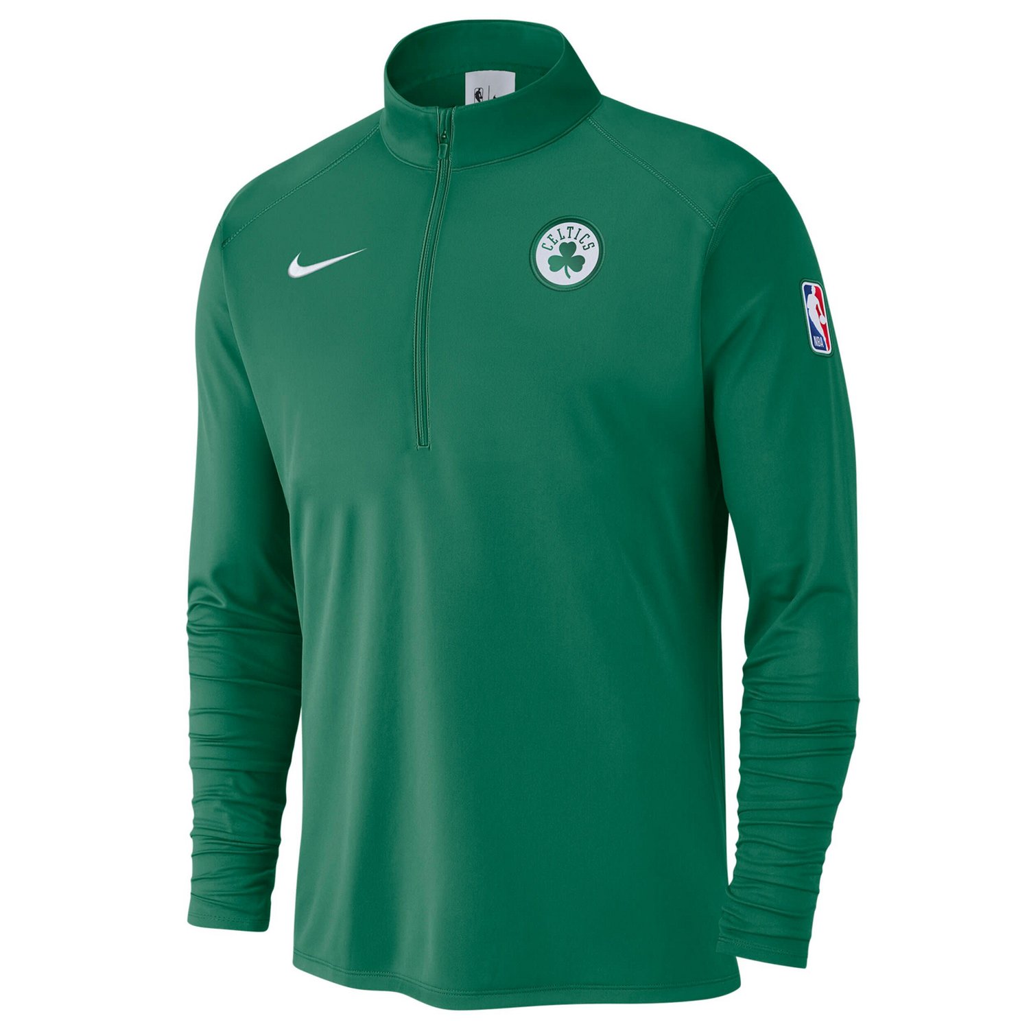 Nike Kelly Boston Celtics 2024 25 Courtside Performance Half-Zip Top