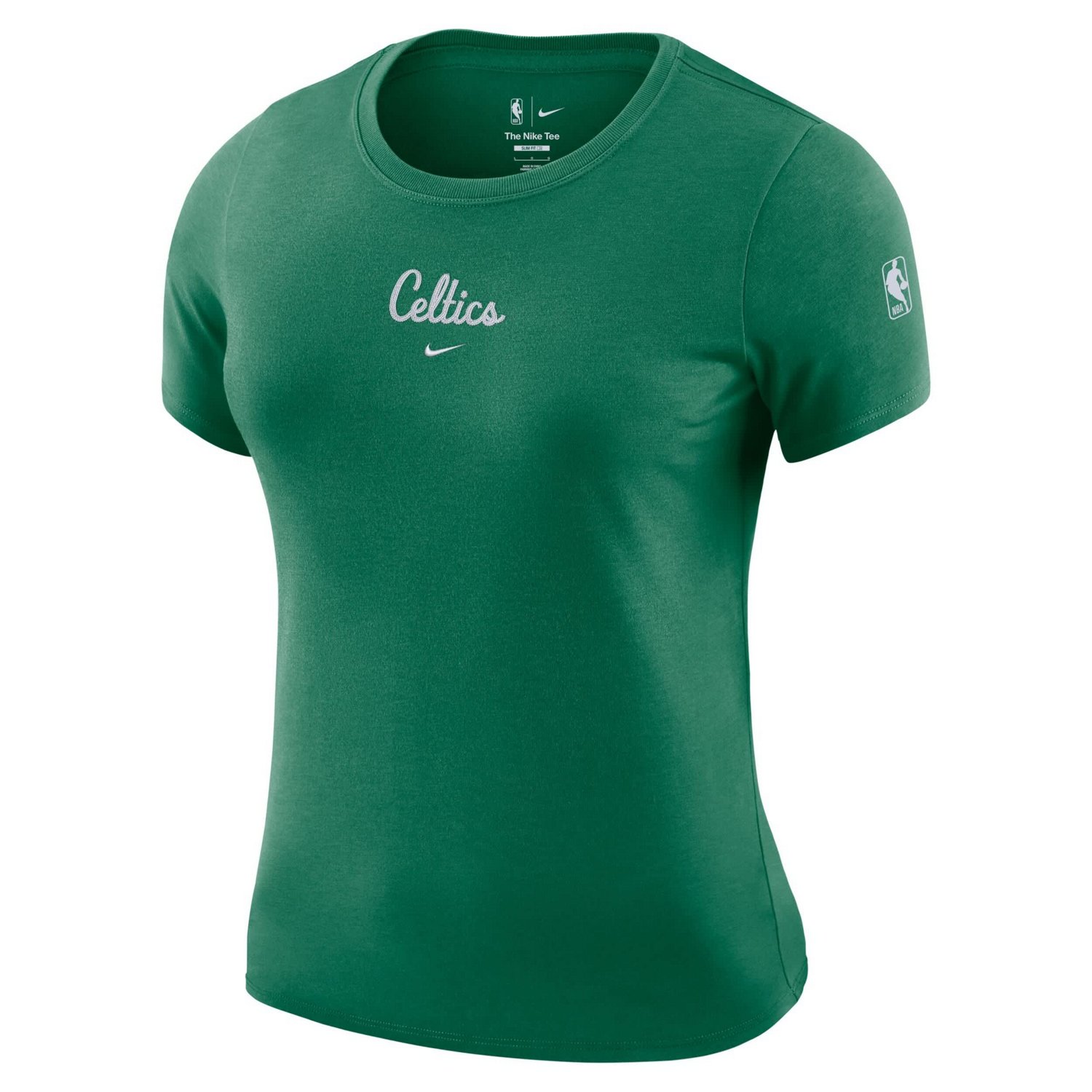Nike Kelly Boston Celtics Courtside Modest Cropped Tri-Blend T-Shirt - view number 2