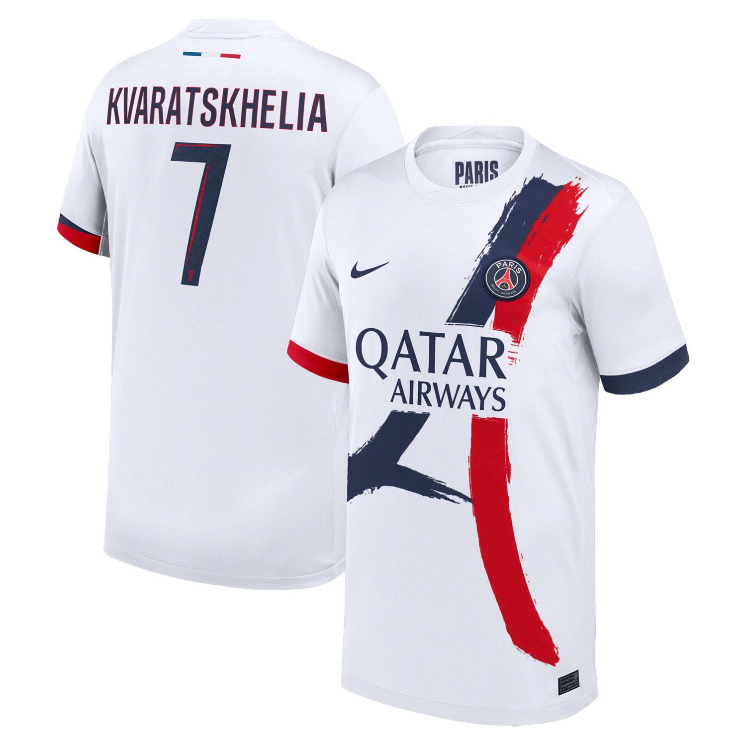 Nike Khvicha Kvaratskhelia Paris Saint-Germain 2024 25 Away Replica Player Jersey