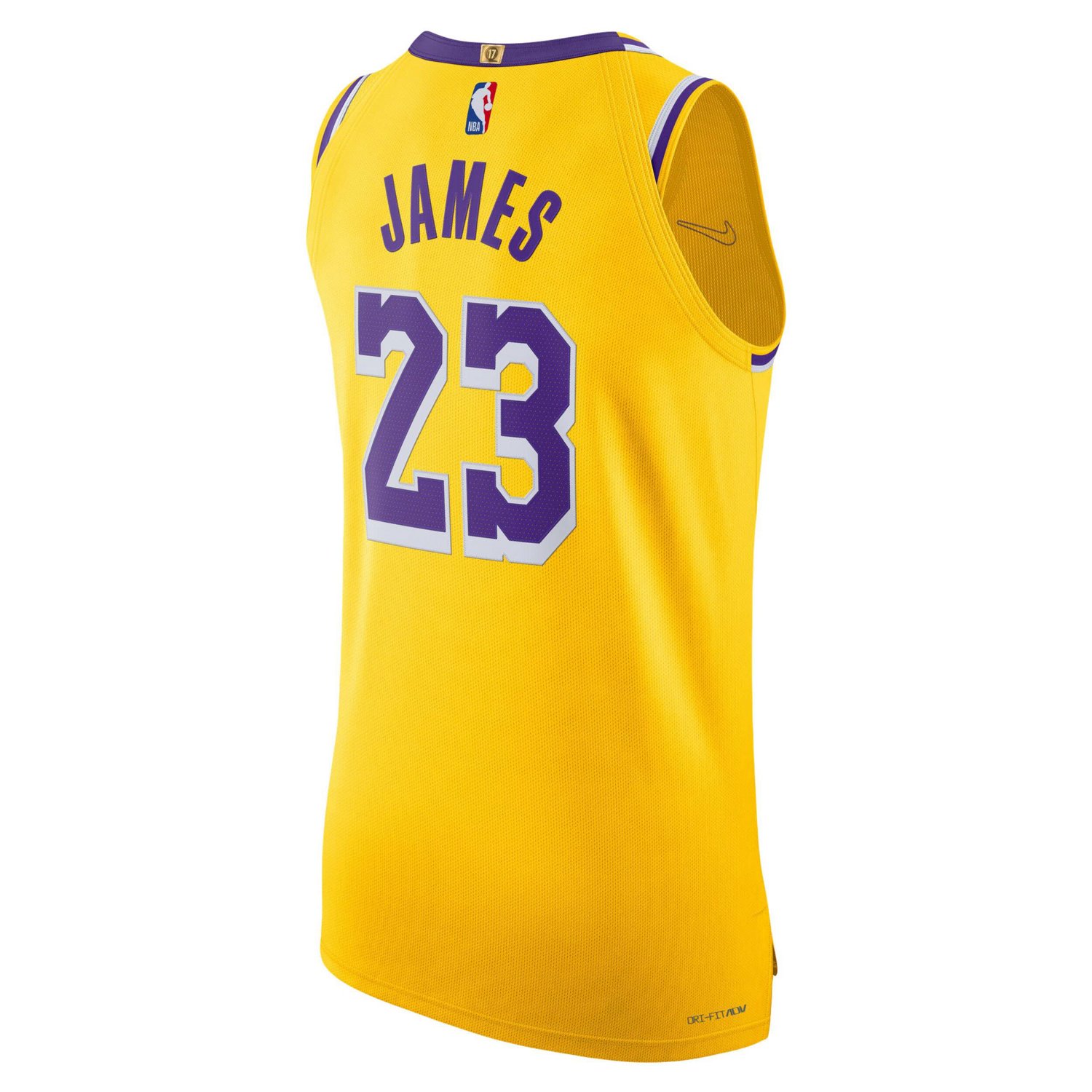 Nike LeBron James Los Angeles Lakers Authentic Jersey - Icon Edition