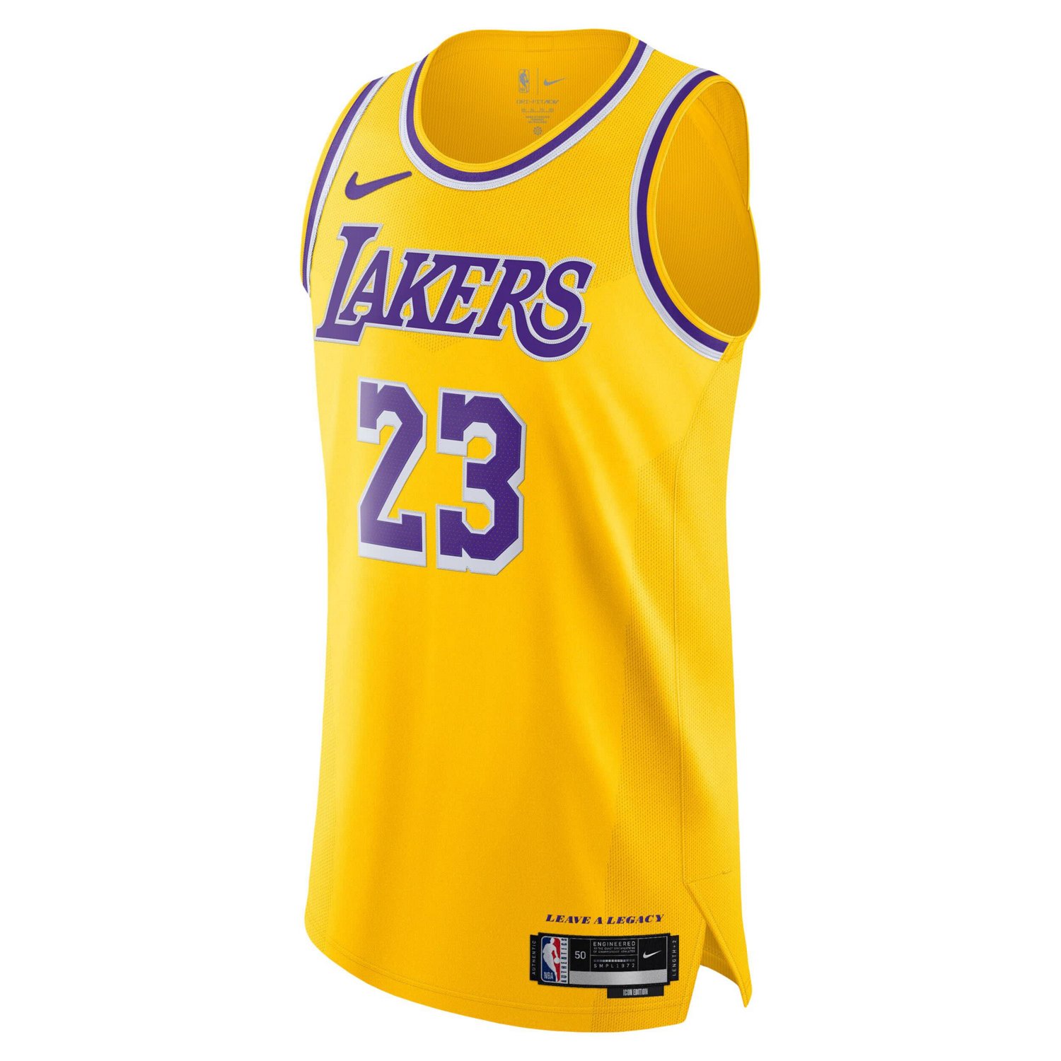 Nike LeBron James Los Angeles Lakers Authentic Jersey - Icon Edition