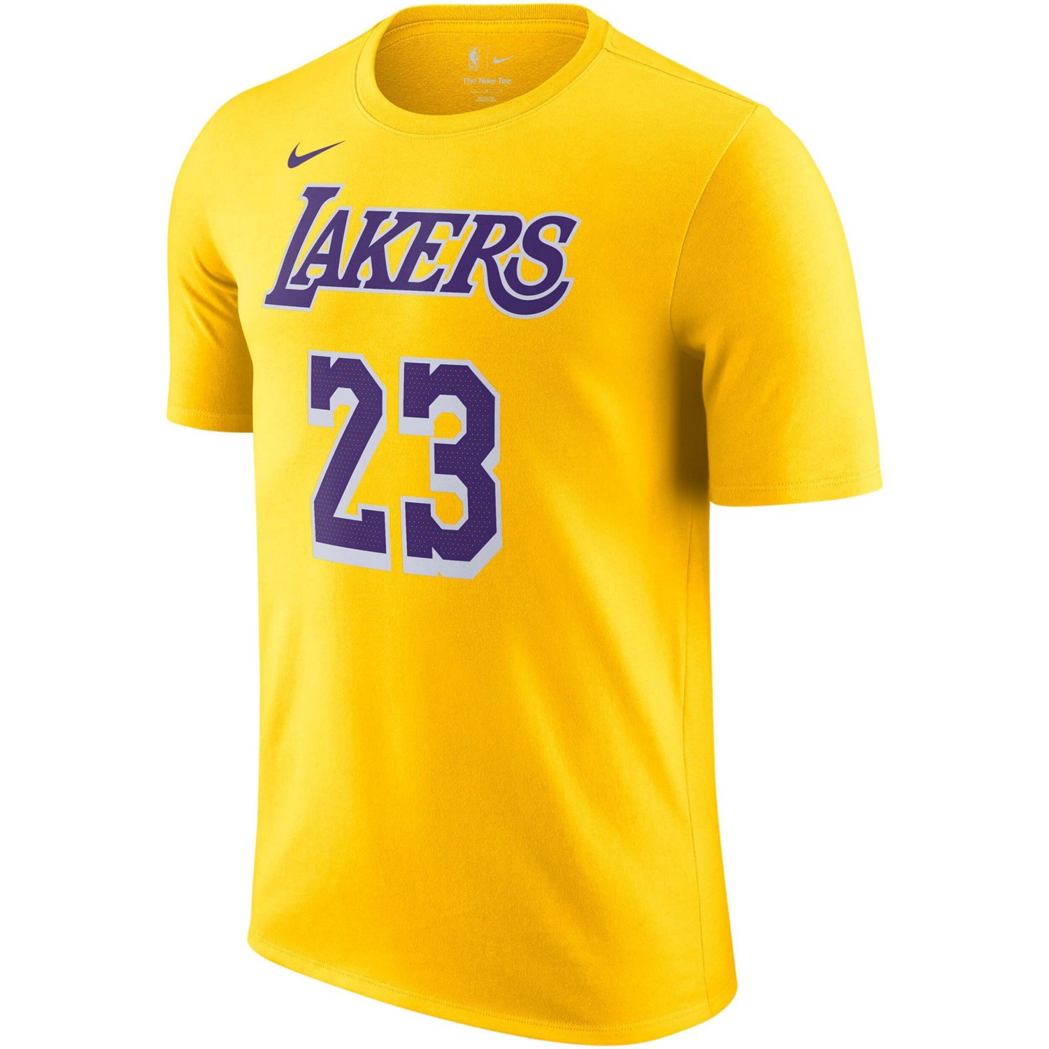 Nike LeBron James Los Angeles Lakers Icon 2022 23 Name  Number T-Shirt - view number 2