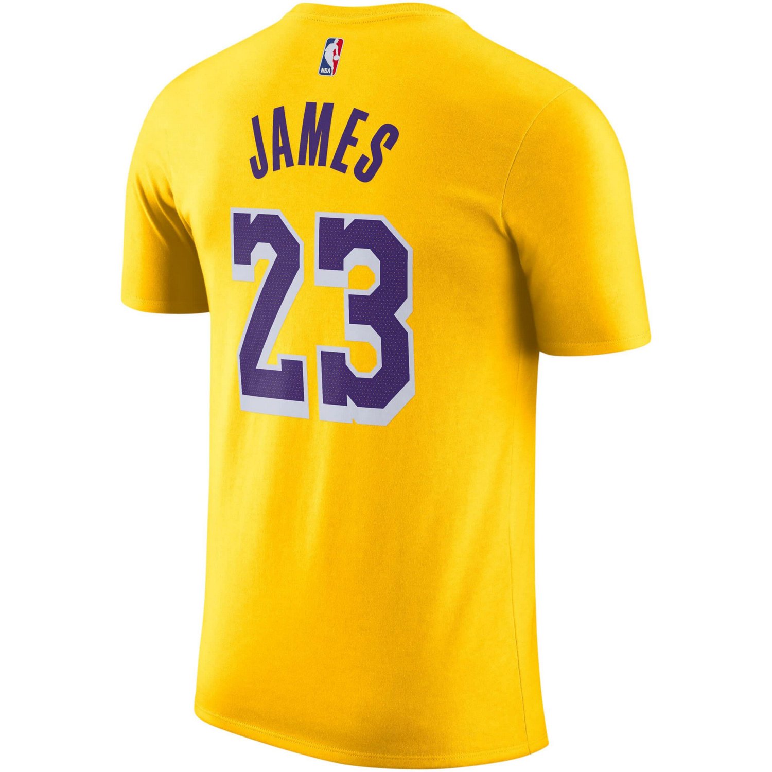 Nike LeBron James Los Angeles Lakers Icon 2022 23 Name  Number T-Shirt - view number 3