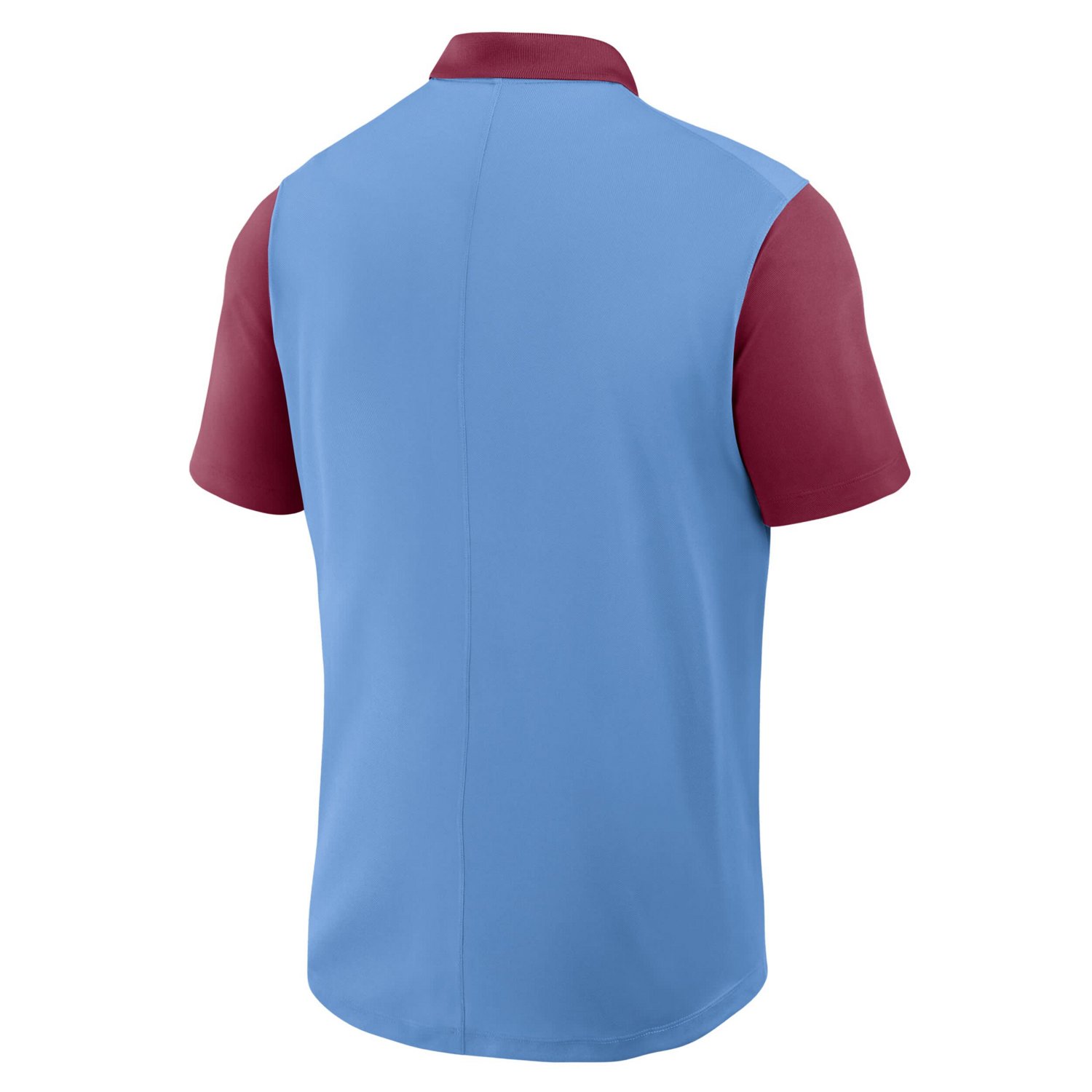 Nike Light Burgundy Philadelphia Phillies Cooperstown Collection Color-Block Victory Performance Polo - view number 3
