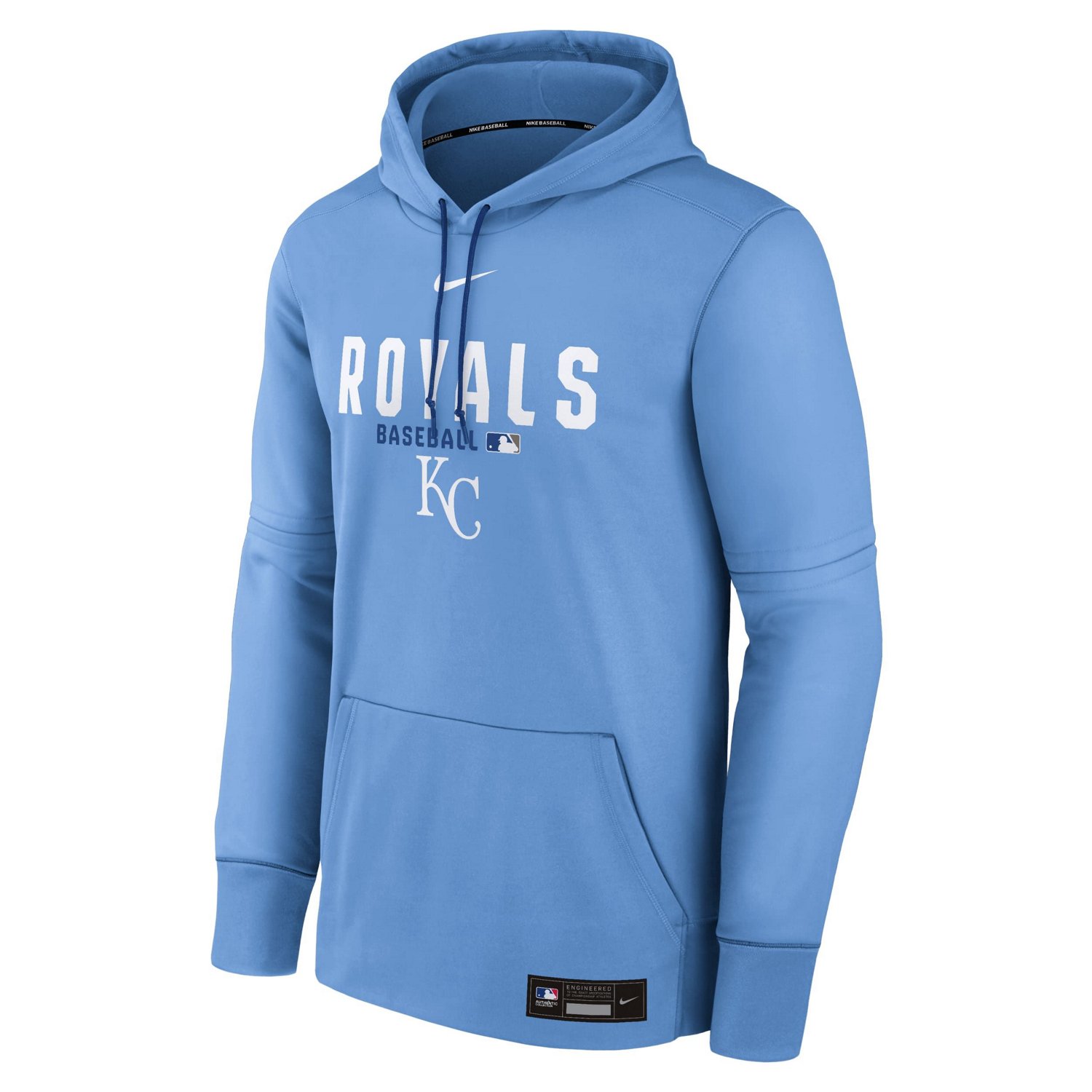 Nike Light Kansas City Royals Authentic Collection Therma-FIT Hoodie - view number 4