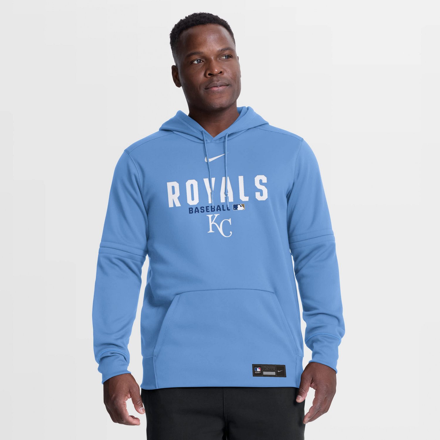 Nike Light Kansas City Royals Authentic Collection Therma-FIT Hoodie