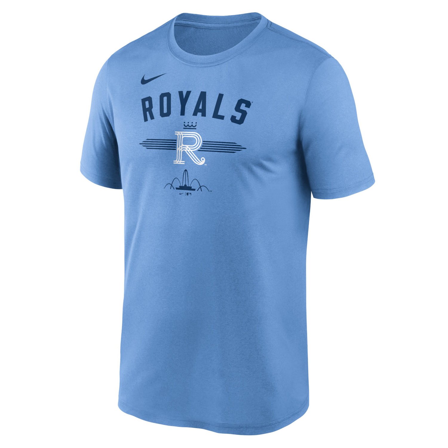 Nike Light Kansas City Royals City Connect Legend Performance T-Shirt - view number 2