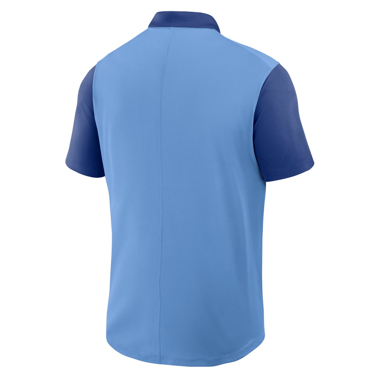 Nike Light Royal Chicago Cubs Cooperstown Collection Color-Block Victory Performance Polo - view number 3