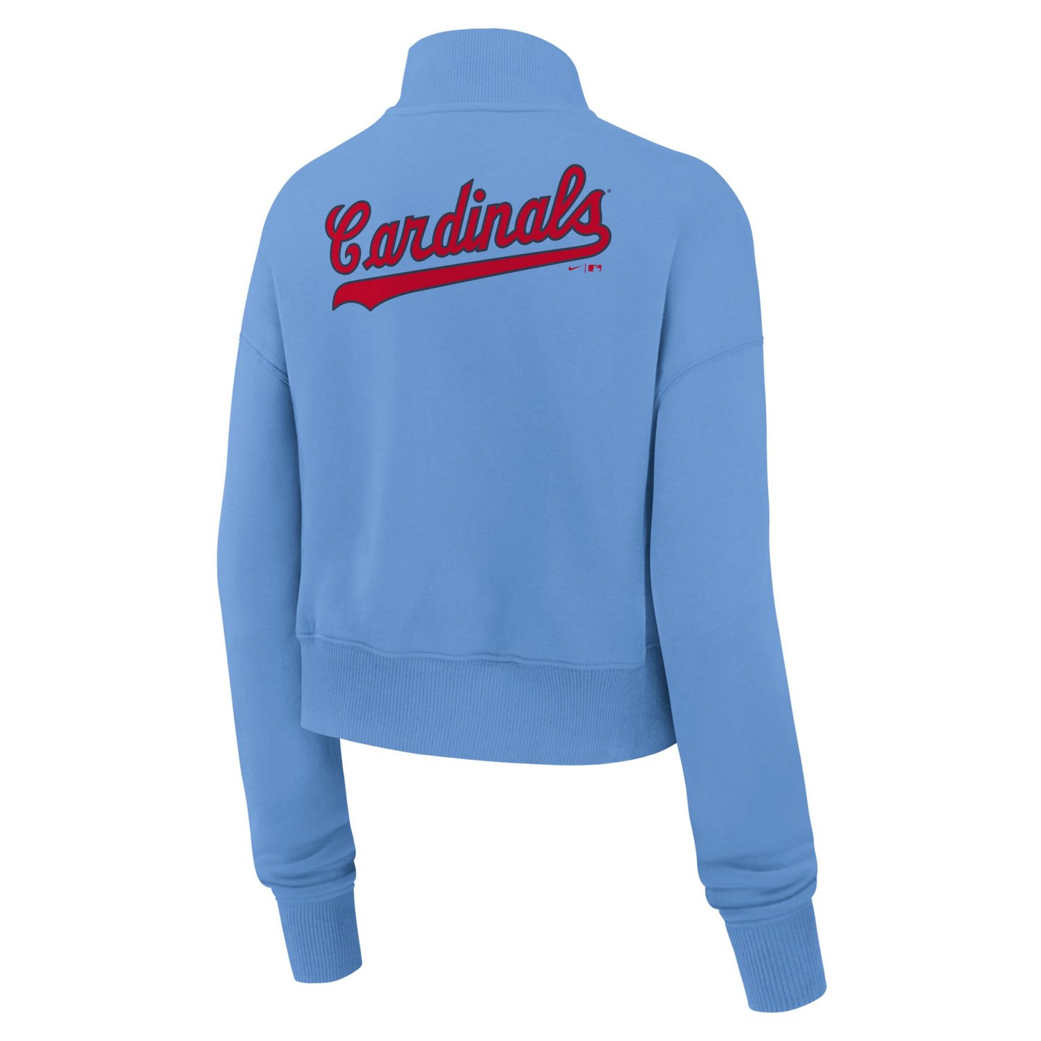 Nike Light St Louis Cardinals Cooperstown Collection Phoenix Fleece Half-Zip Sweatshirt - view number 3